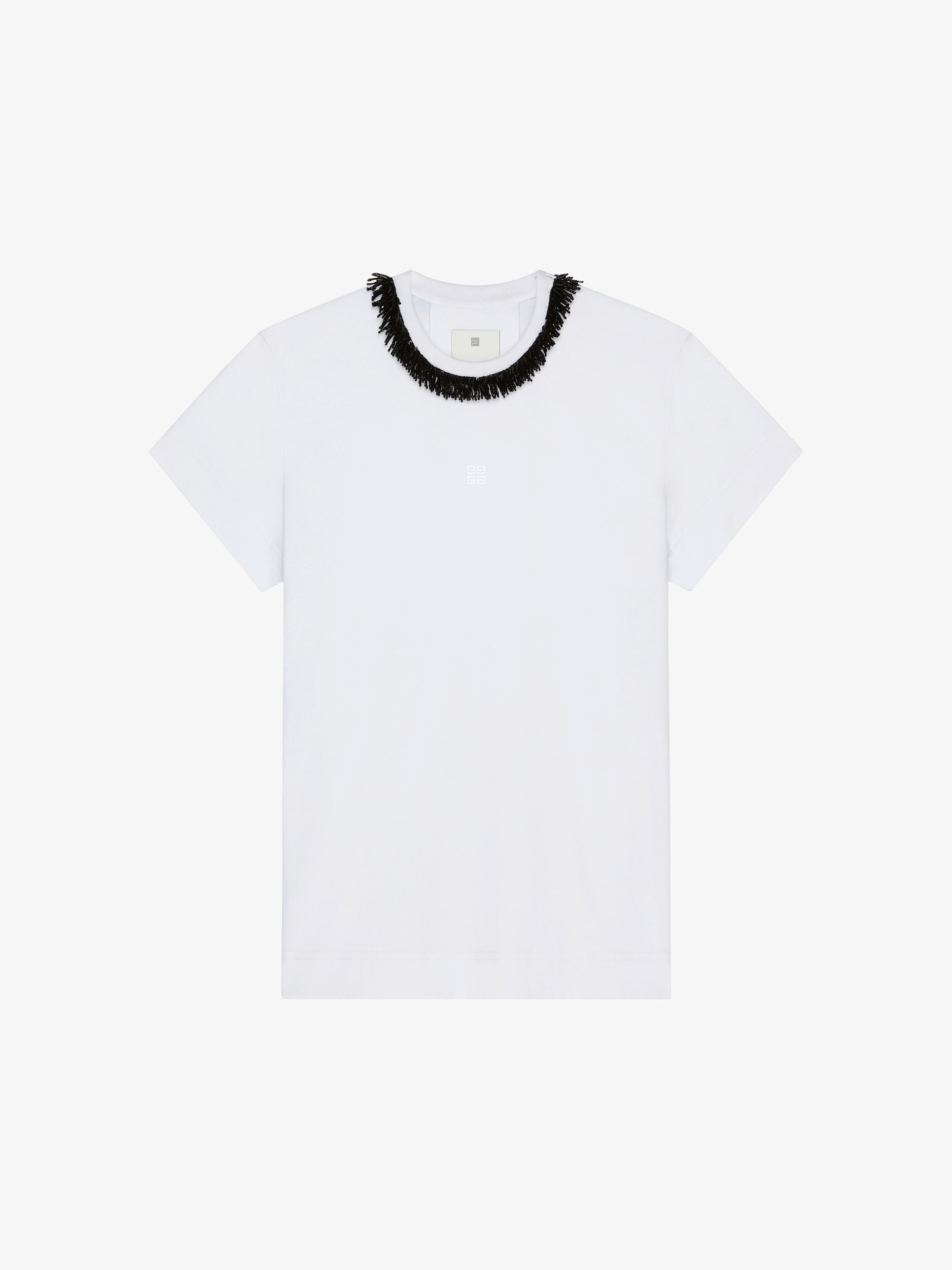 Givenchy o1srvl11e0725 Slim Fit T-Shirt in White Size XL / US 12-14 / IT 48-50 - 1 Thumbnail