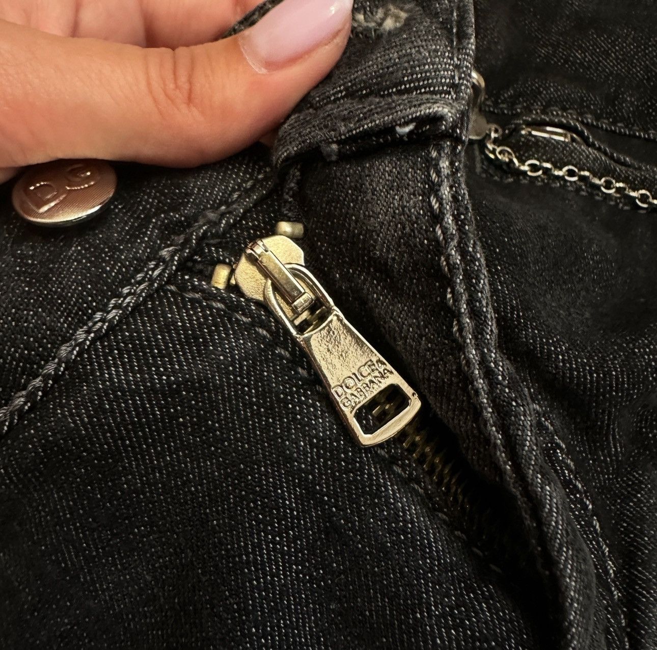 Dolce & Gabbana Dolce&Gabbana jeans vintage luxury black Size 26" / US 2 / IT 38 - 7 Thumbnail