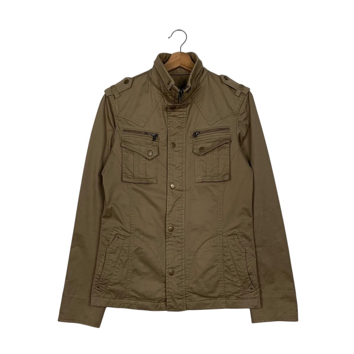 Japanese Brand Michel Klein Brown Jacket Size US S / EU 44-46 / 1 - 1 Thumbnail