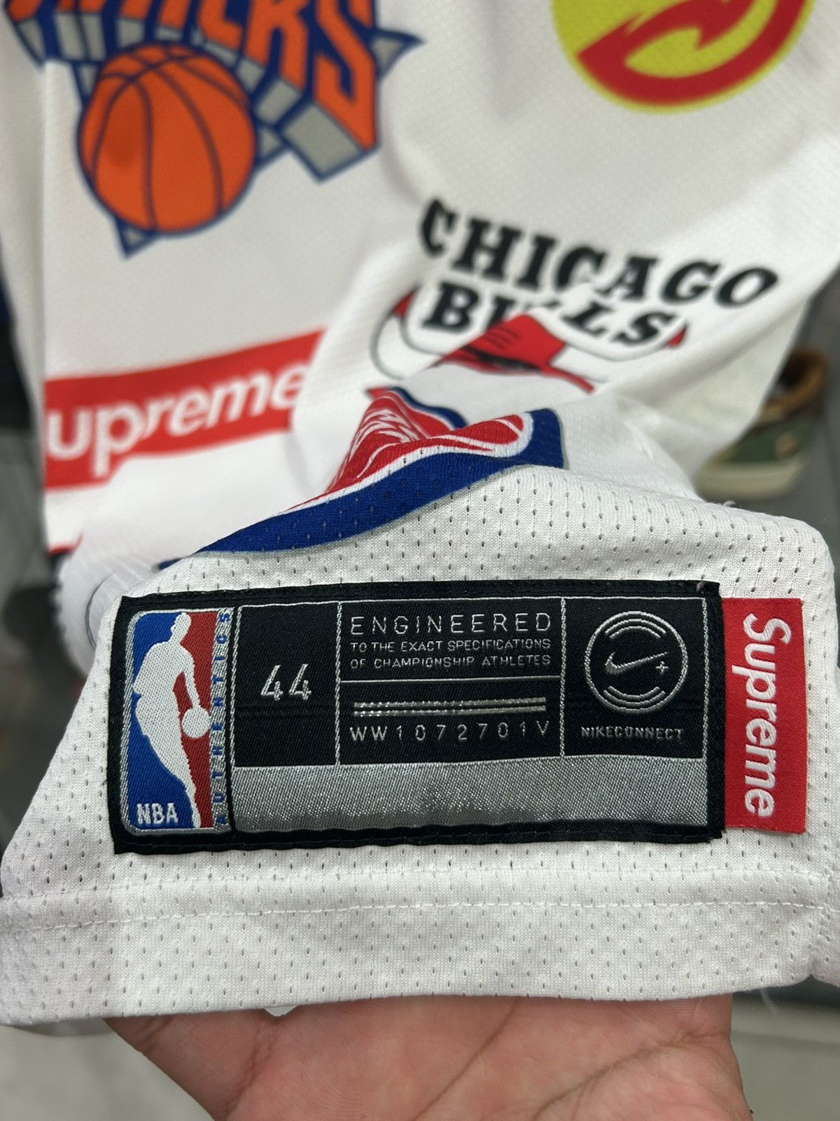 NBA × Supreme Supreme NBA team jersey white Size US M / EU 48-50 / 2 - 4 Thumbnail
