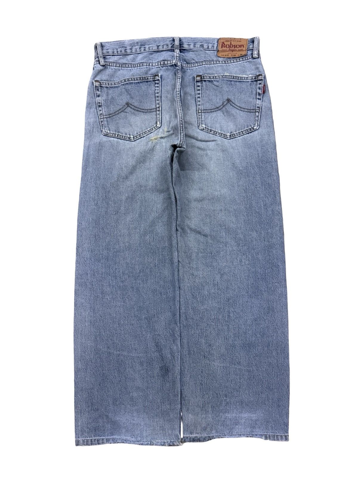 Japanese Brand Vintage 90s Bobson Lot 512 Denim Jeans Made in Japan | W34 Size US 34 / EU 50 - 3 Thumbnail
