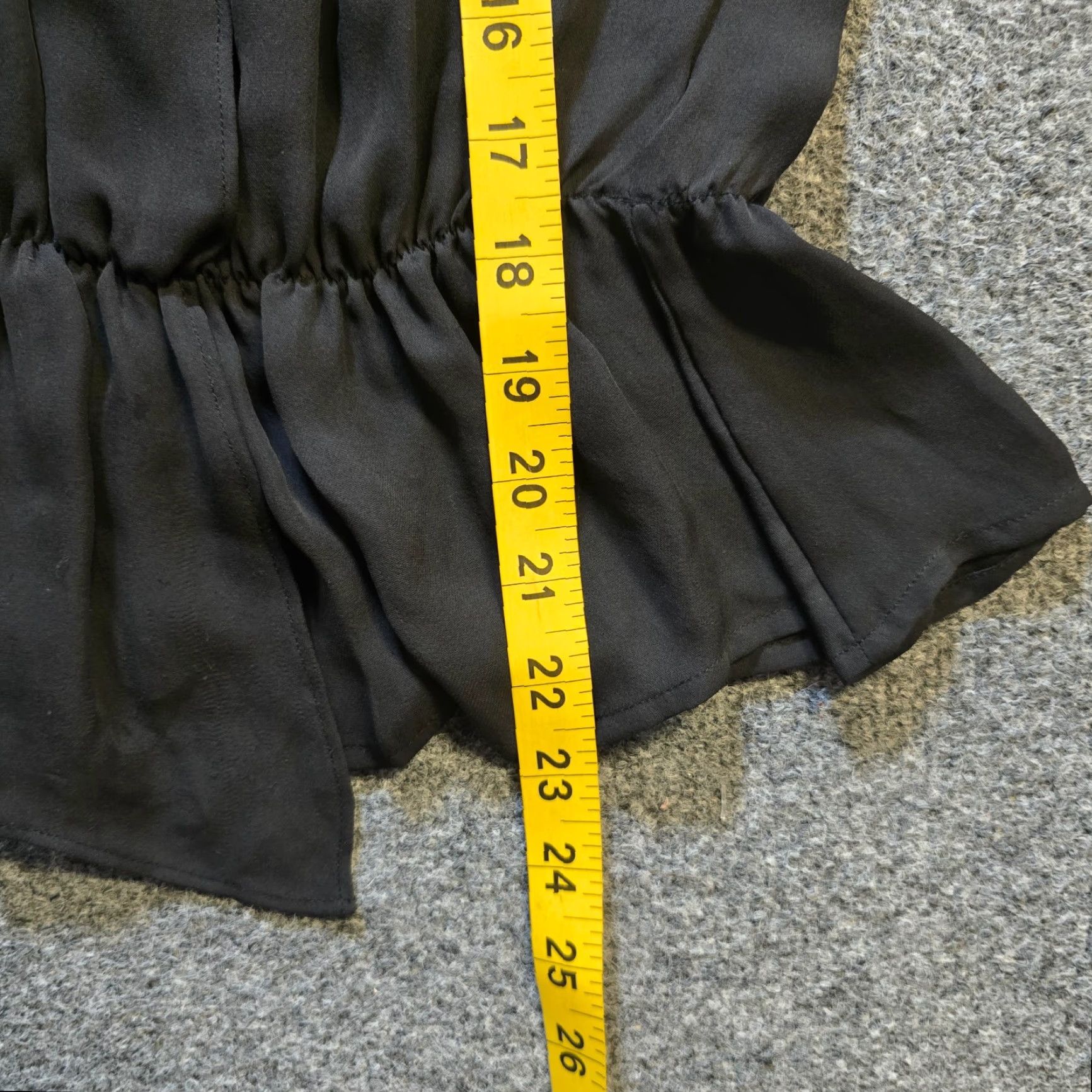 Joie JOIE Top Blouse Womens Size S Black Silk Peplum Pleated Lightweight Capsule Minimal Casual Business Size S / US 4 / IT 40 - 6 Thumbnail