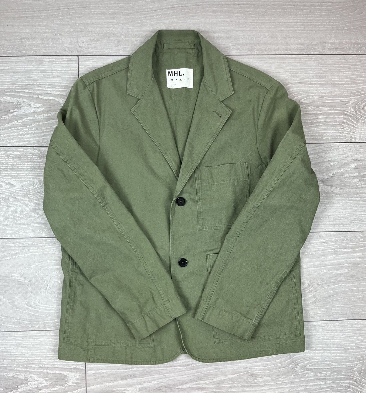 Margaret Howell Margaret Howell MHL Olive Work Canvas Buttons Jacket Size US M / EU 48-50 / 2 - 2 Thumbnail