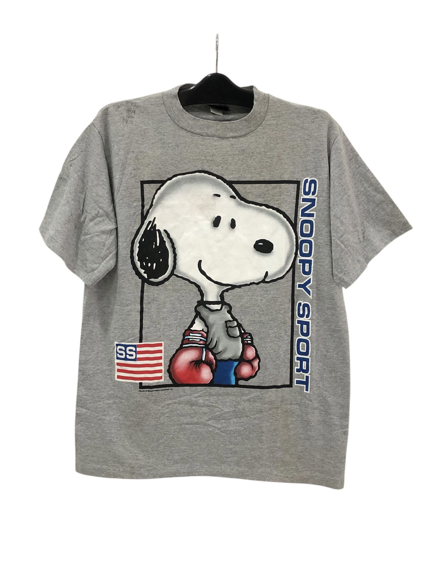 Vintage 90s Snoopy Sport Polo Sport Parody Design Tees