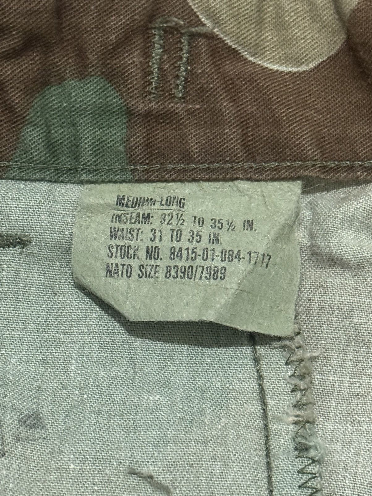 Vintage camo army pants Size US 32 / EU 48 - 3 Thumbnail