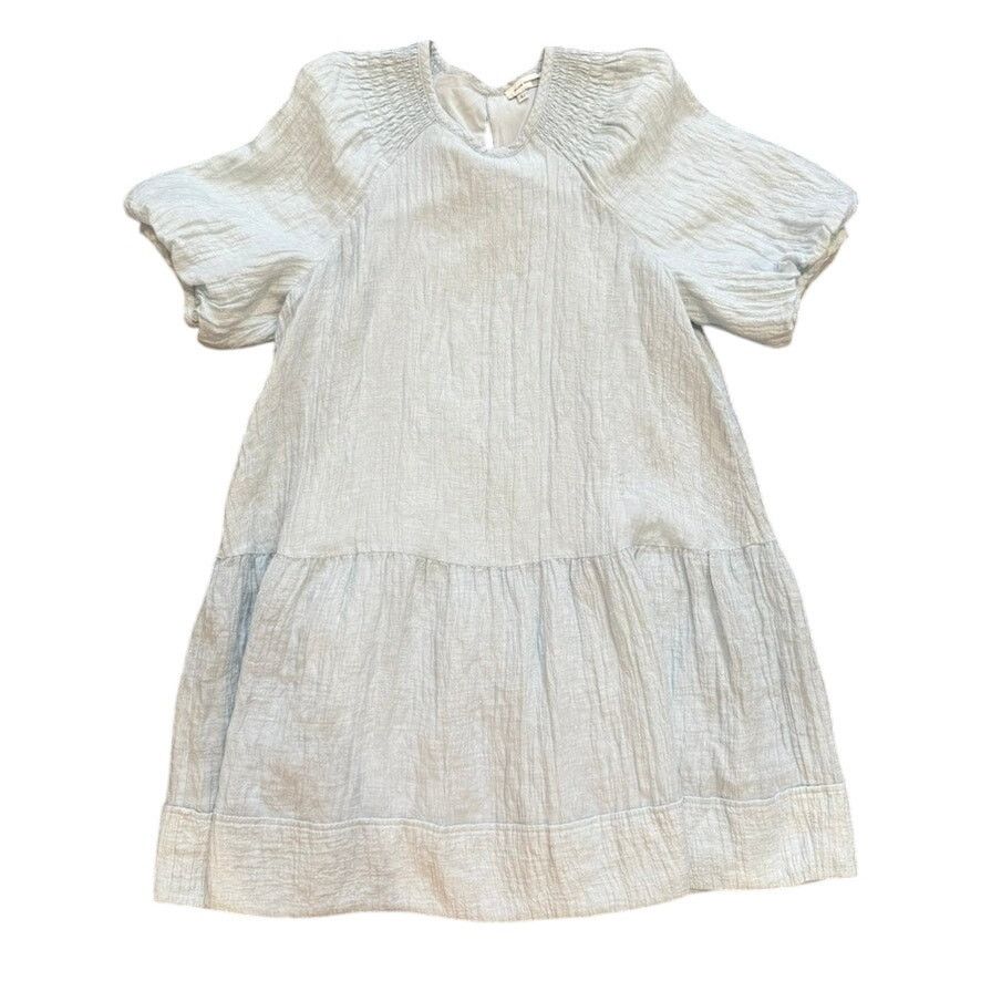 Club Monaco Club Monaco Tiered Cloud Dress in Blue, Size L Size L / US 10 / IT 46 - 4 Thumbnail