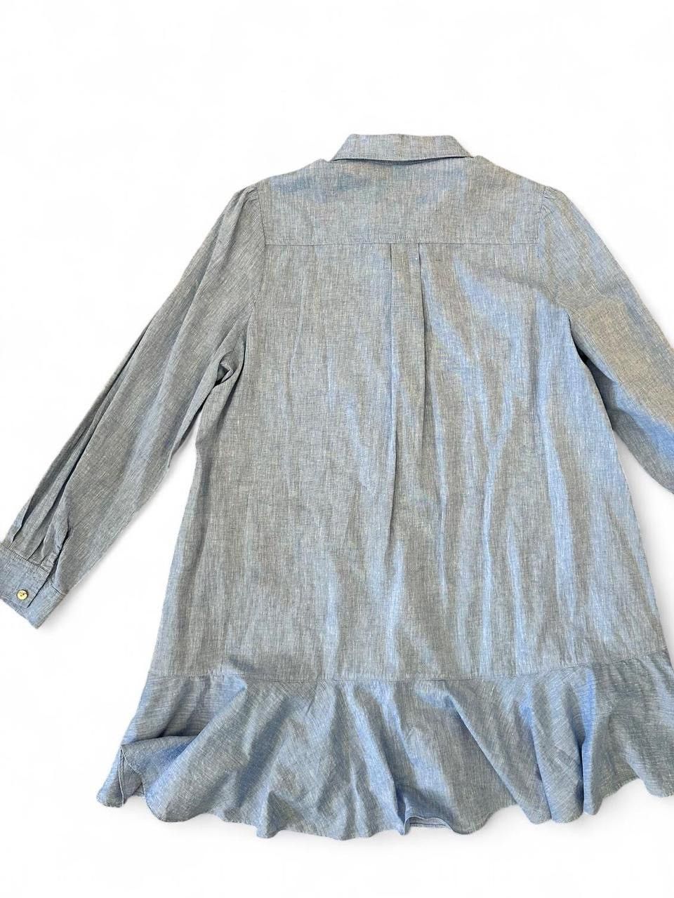 Other Tuckernuck Chambray Callahan Shirt Dress Long Sleeve Size L / US 10 / IT 46 - 6 Thumbnail