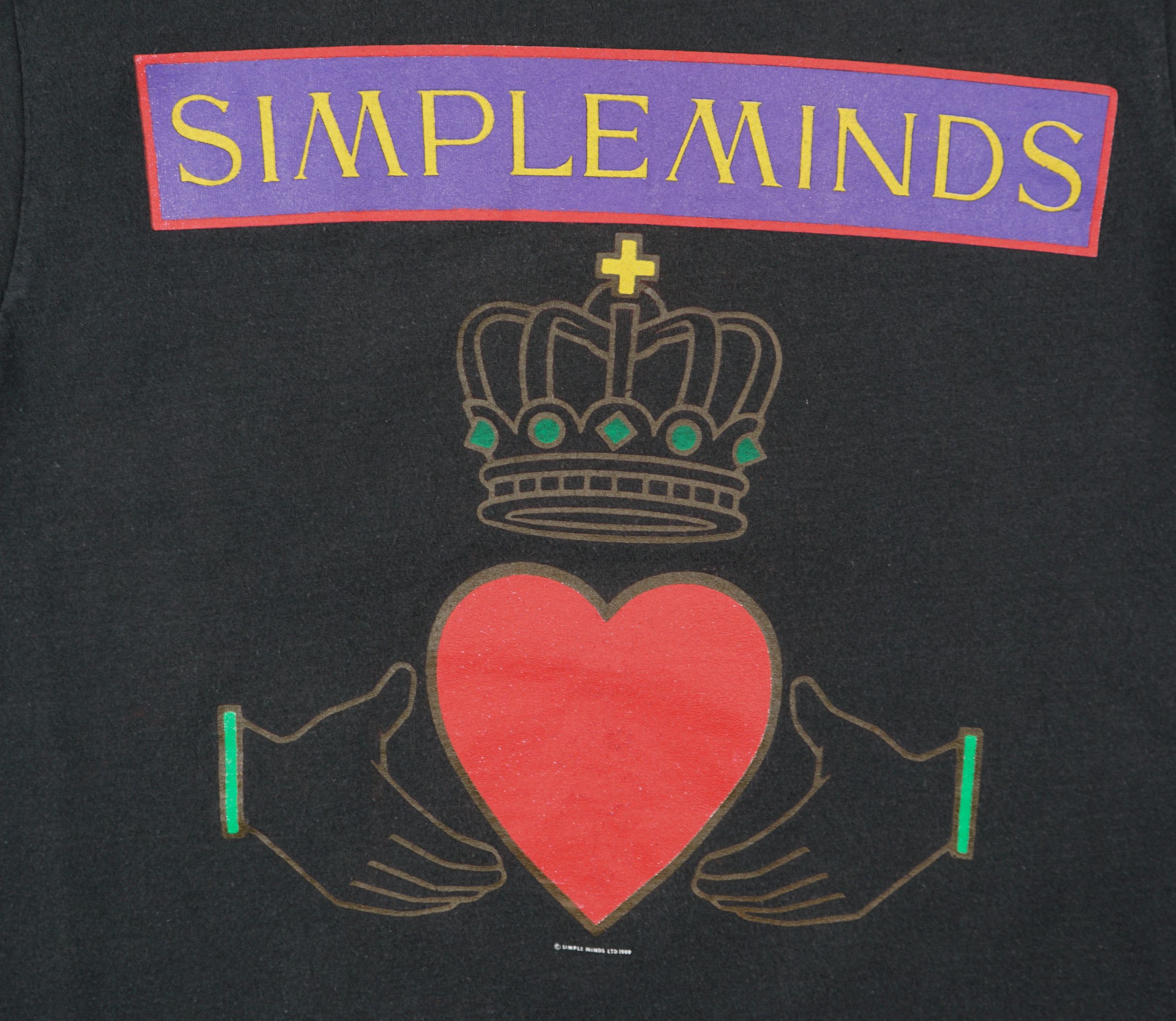 Band Tees × Vintage Vintage 1989 Simple Mind Tour T-Shirt Size US S / EU 44-46 / 1 - 2 Thumbnail