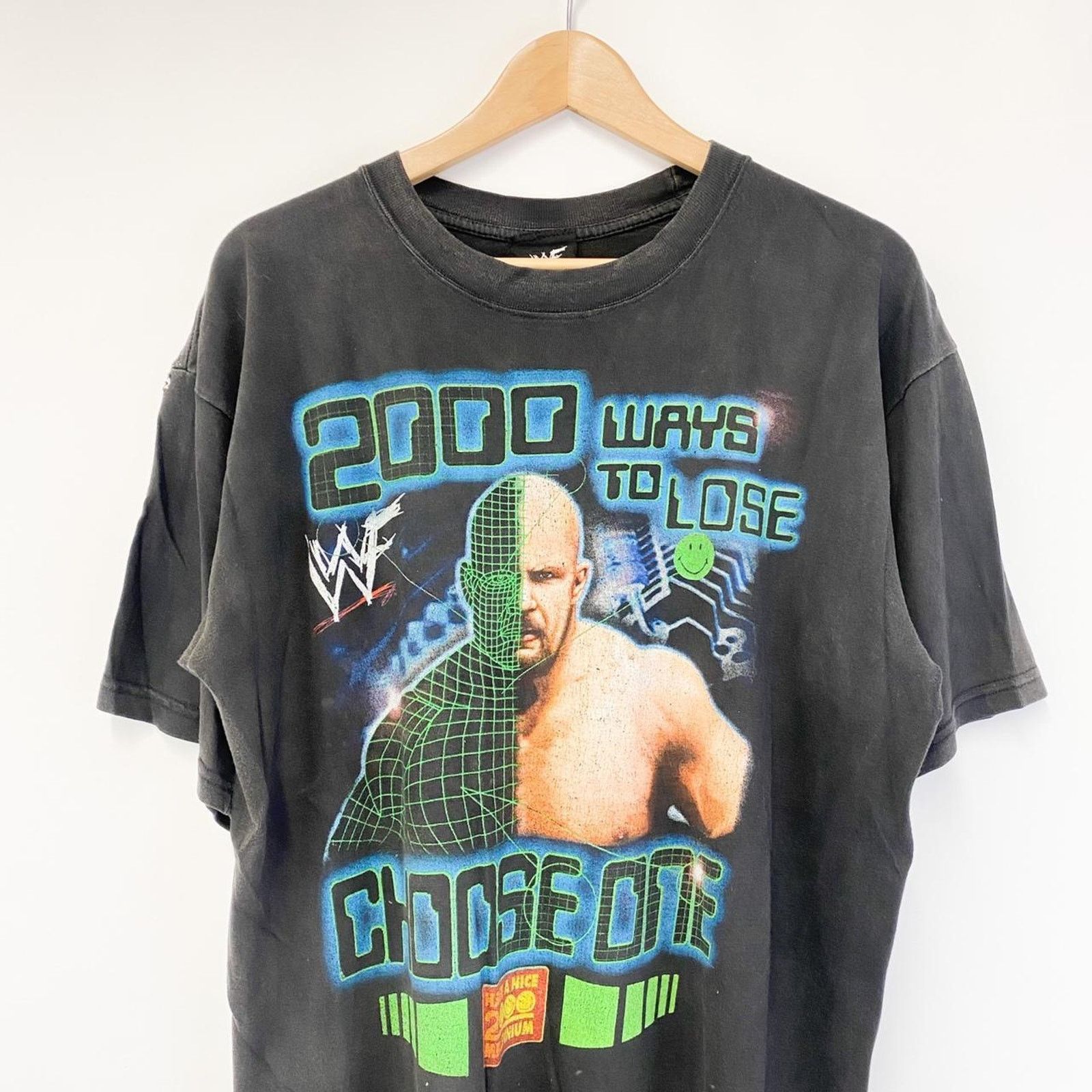 Vintage Vintage stone cold steve austin wwe 2000 matrix Size US L / EU 52-54 / 3 - 2 Thumbnail