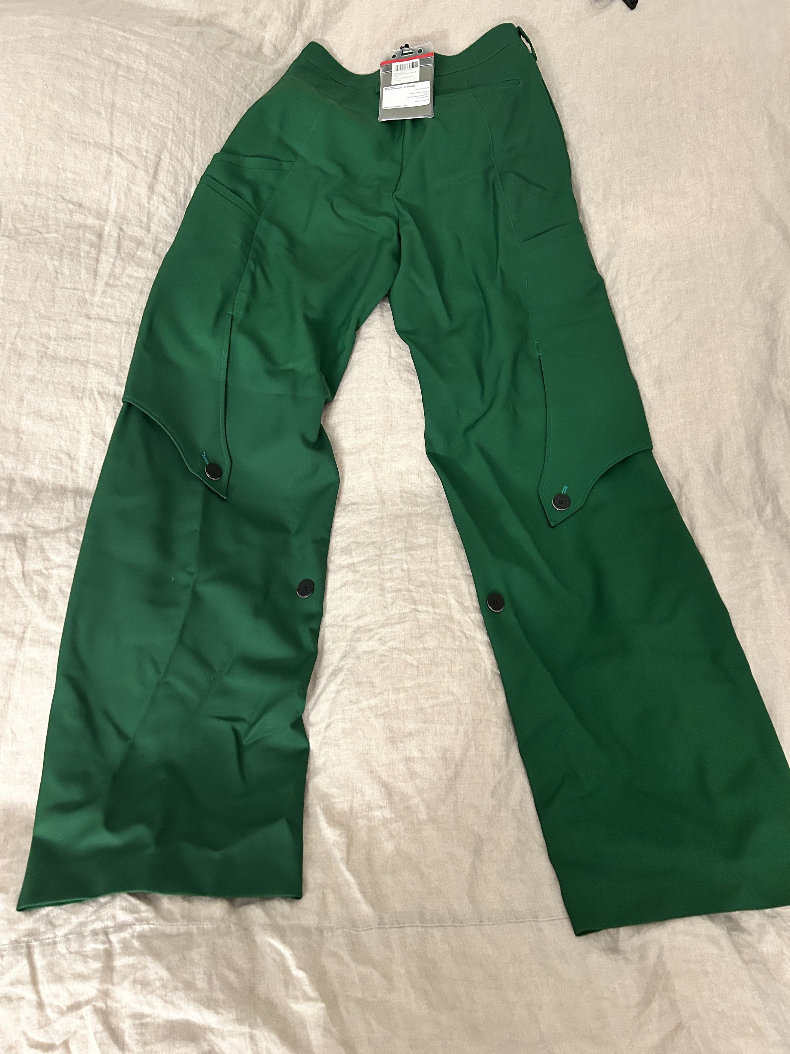 Kiko Kostadinov Kiko Kostadinov Green Megara Trousers Size US 28 / EU 44 - 4 Thumbnail