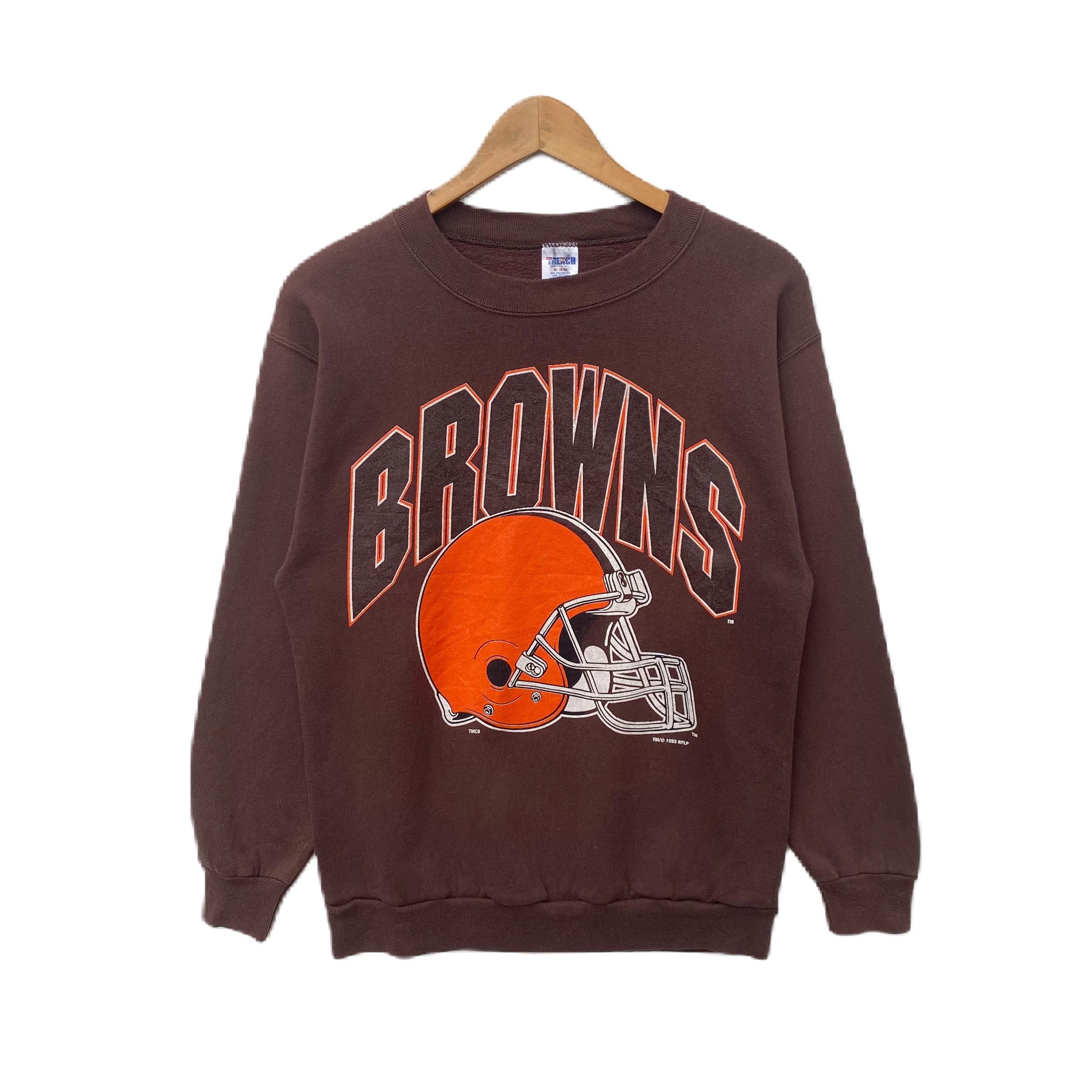 NFL × Vintage VINTAGE 1995 CLEVELAND BROWNS NFL SWEATSHIRT MEDIUM PULLOVER Size US M / EU 48-50 / 2 - 1 Thumbnail