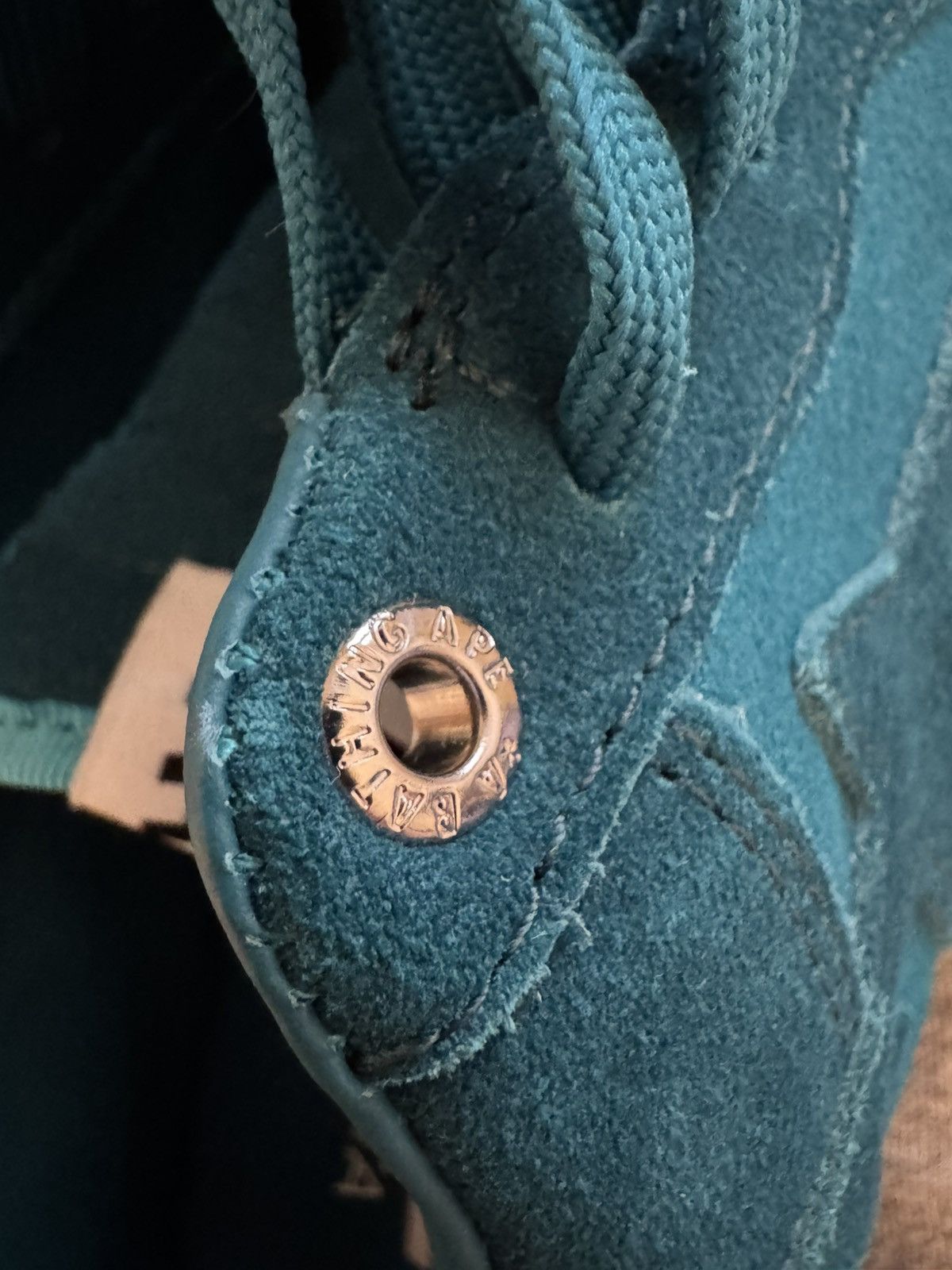 Bape Blue/Green Bapestas Size US 9 / EU 42 - 6 Thumbnail