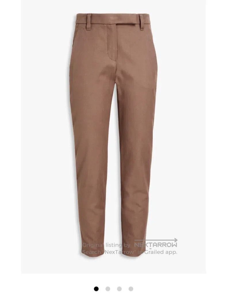 Brunello Cucinelli Brunello Cucinelli Ladies Slim Fit Casual Pants Size 24" / US 00 / IT 34 - 8 Thumbnail