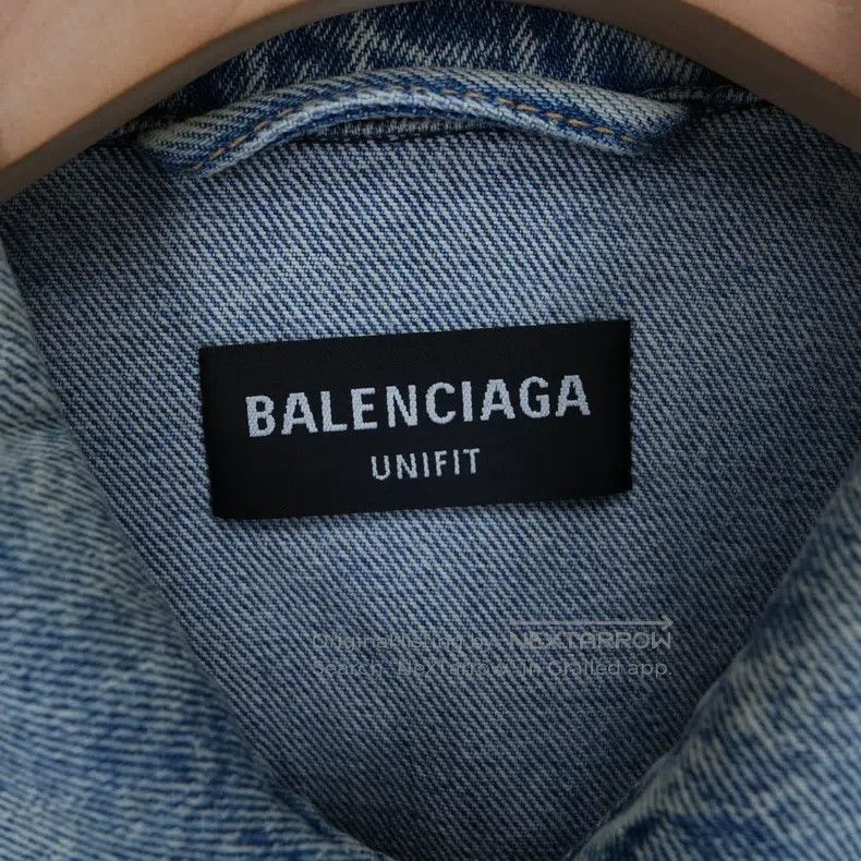 Balenciaga Balenciaga Washed Denim Oversized Jacket Size US XS / EU 42 / 0 - 2 Thumbnail