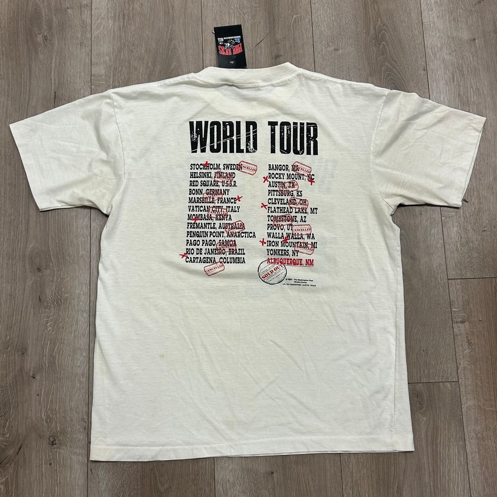 Vintage vintage 1987 "Billy and the Boingers World Tour" tee Small Size US M / EU 48-50 / 2 - 4 Thumbnail