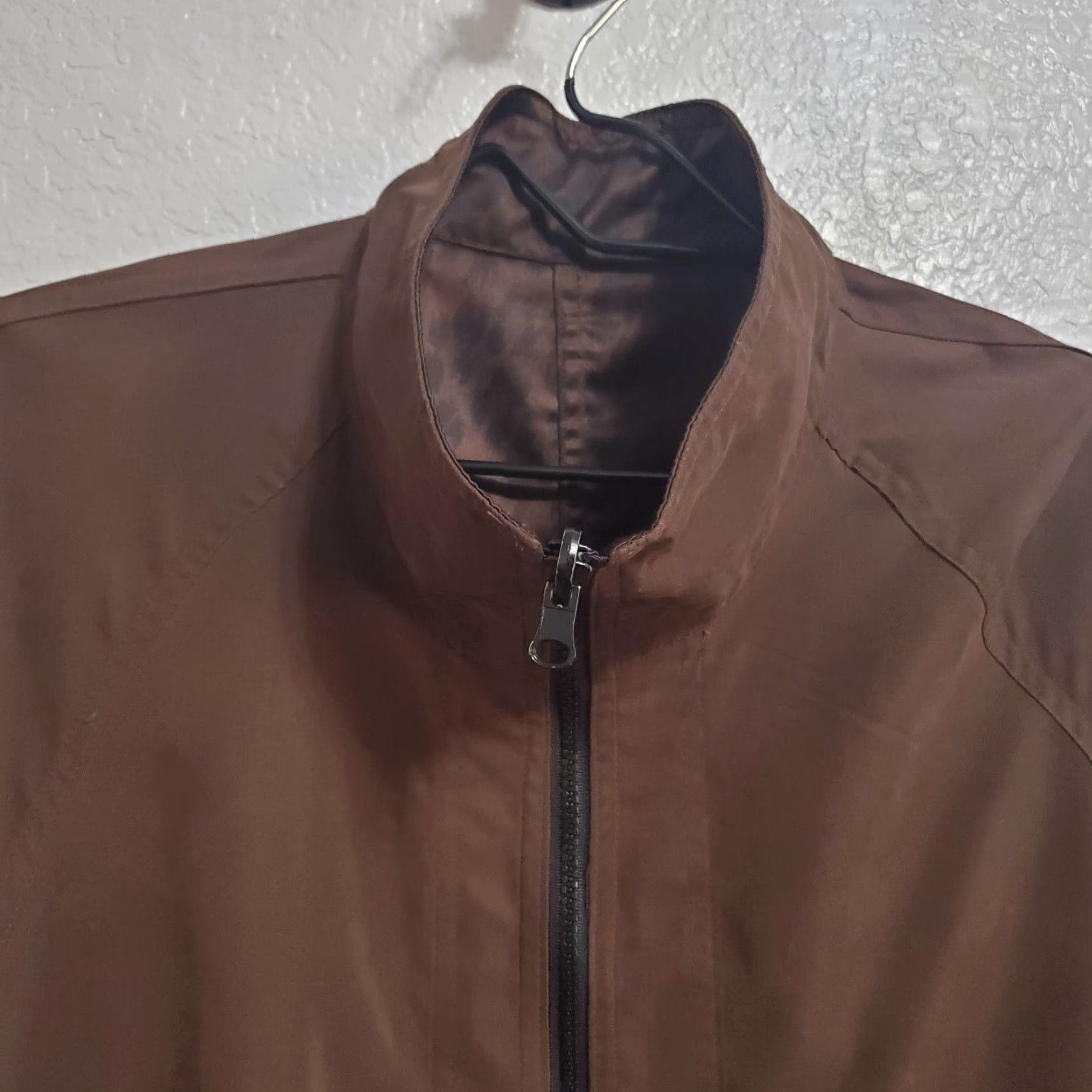Vintage VINTAGE Sackables Reversible Jacket Women L Brown Animal Print Full Zip Lightweight Bohemian Lagenlook Fall Spring Relaxed Womens Jacket Size L / US 10 / IT 46 - 4 Thumbnail