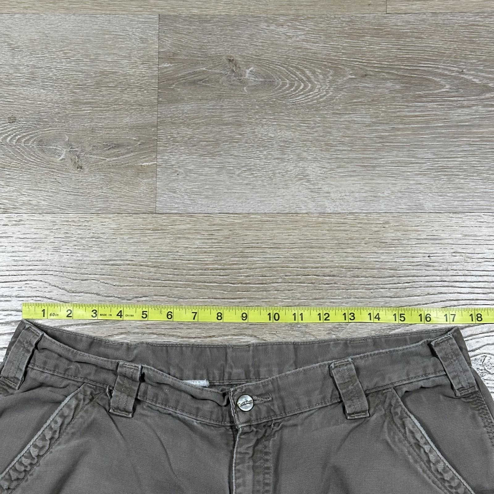Carhartt Vintage Carhartt Cargo B182 MUS 38x30 Pants Utility Beige Size US 38 / EU 54 - 9 Thumbnail