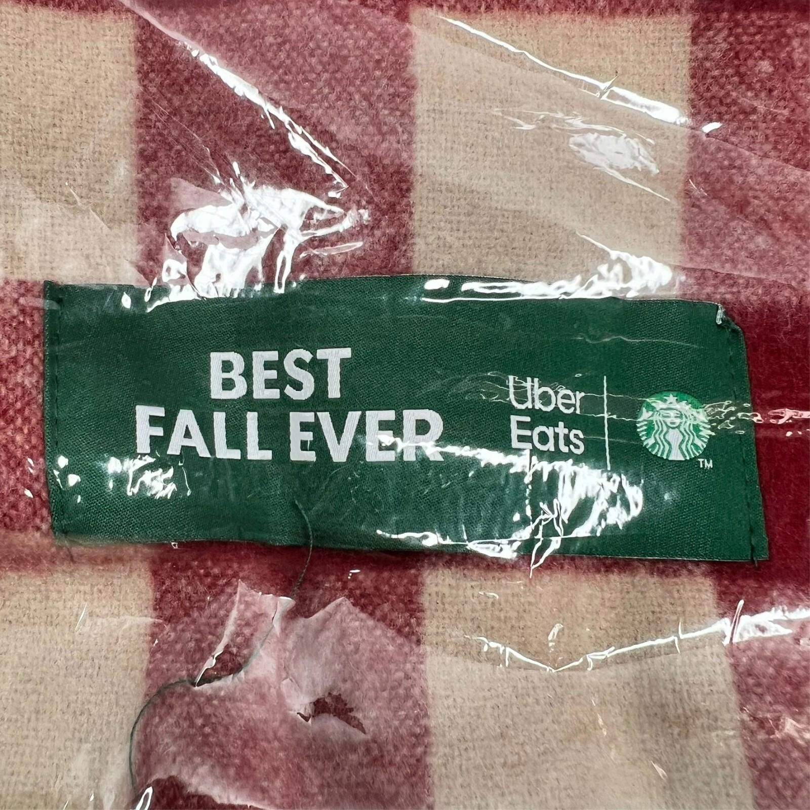 Other Starbucks X Uber Eats Best Fall Ever Scarf Size ONE SIZE - 2 Thumbnail