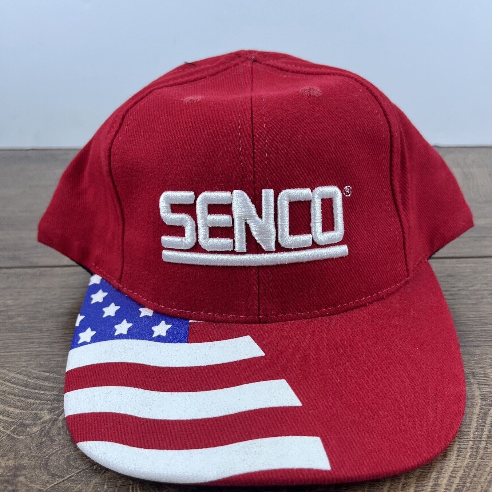 Other SENCO USA Hat Red Cap Hat Adjustable Hat Red Adult Hat Size ONE SIZE - 3 Thumbnail