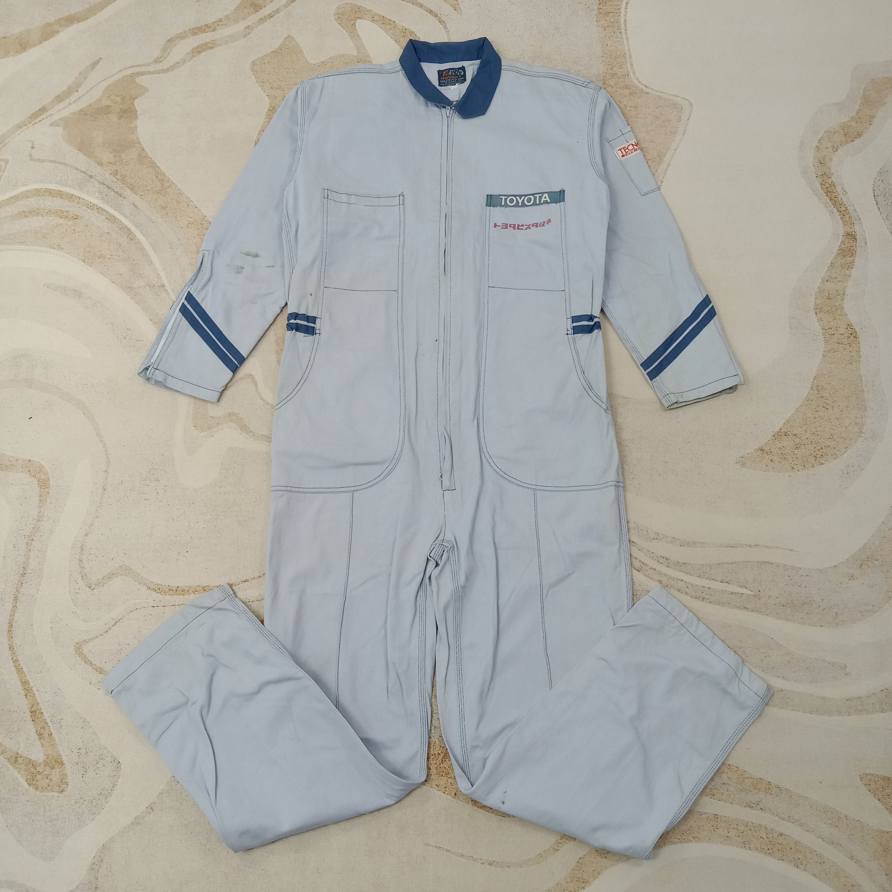Japanese Brand Toyota Tecno Motorsports Racing Coverall Jacket C260N3 Size US M / EU 48-50 / 2 - 1 Thumbnail