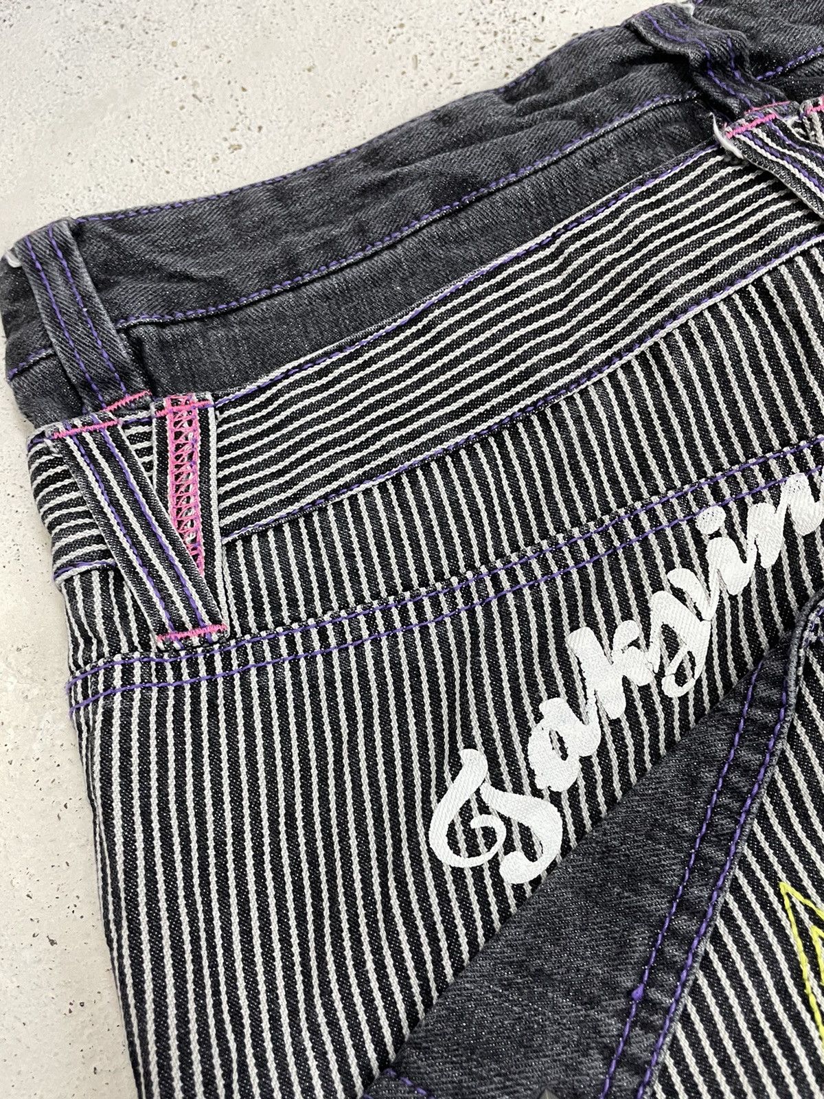 Hysteric Glamour × Japanese Brand Baby Gal Hickory Clone Devgru Y2K Surf Denim Size US 29 - 18 Thumbnail