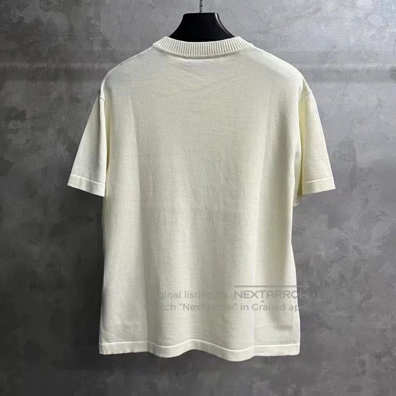 Louis Vuitton Louis Vuitton White Embroidered Short Sleeve T. Size US S / EU 44-46 / 1 - 2 Thumbnail