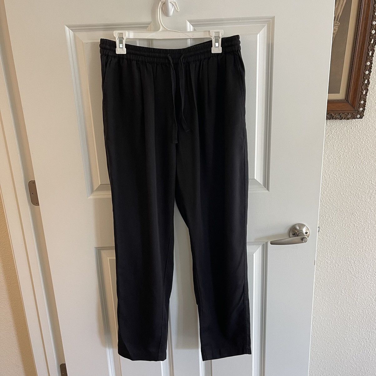 3sixteen Drawstring Pant Black Slub Tencel XL Size US 32 / EU 48 - 1 Thumbnail