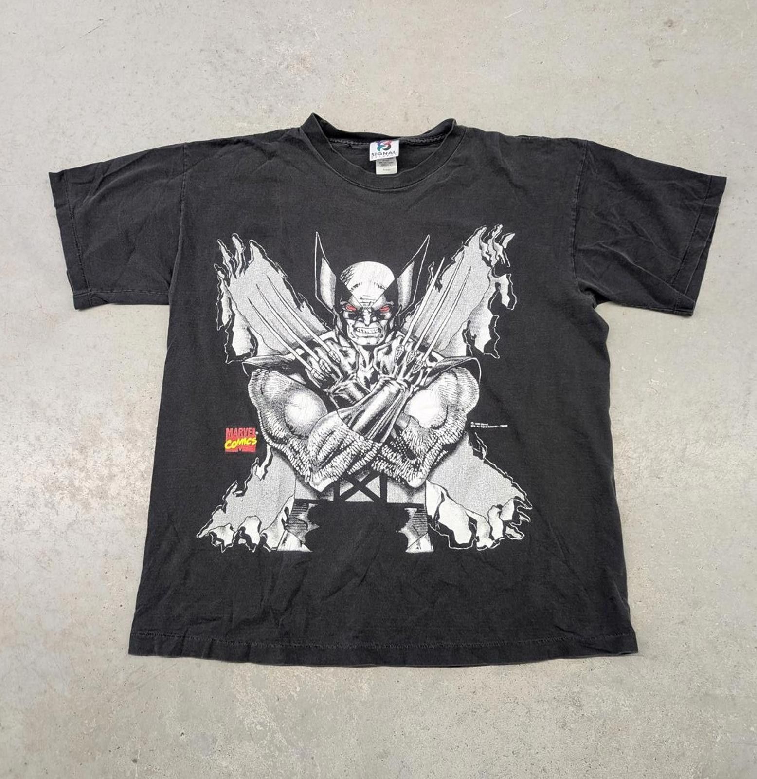 Marvel Comics Vintage 90s Weapon X Wolverine Marvel Comics Signal t-shirt Size US XL / EU 56 / 4 - 1 Thumbnail