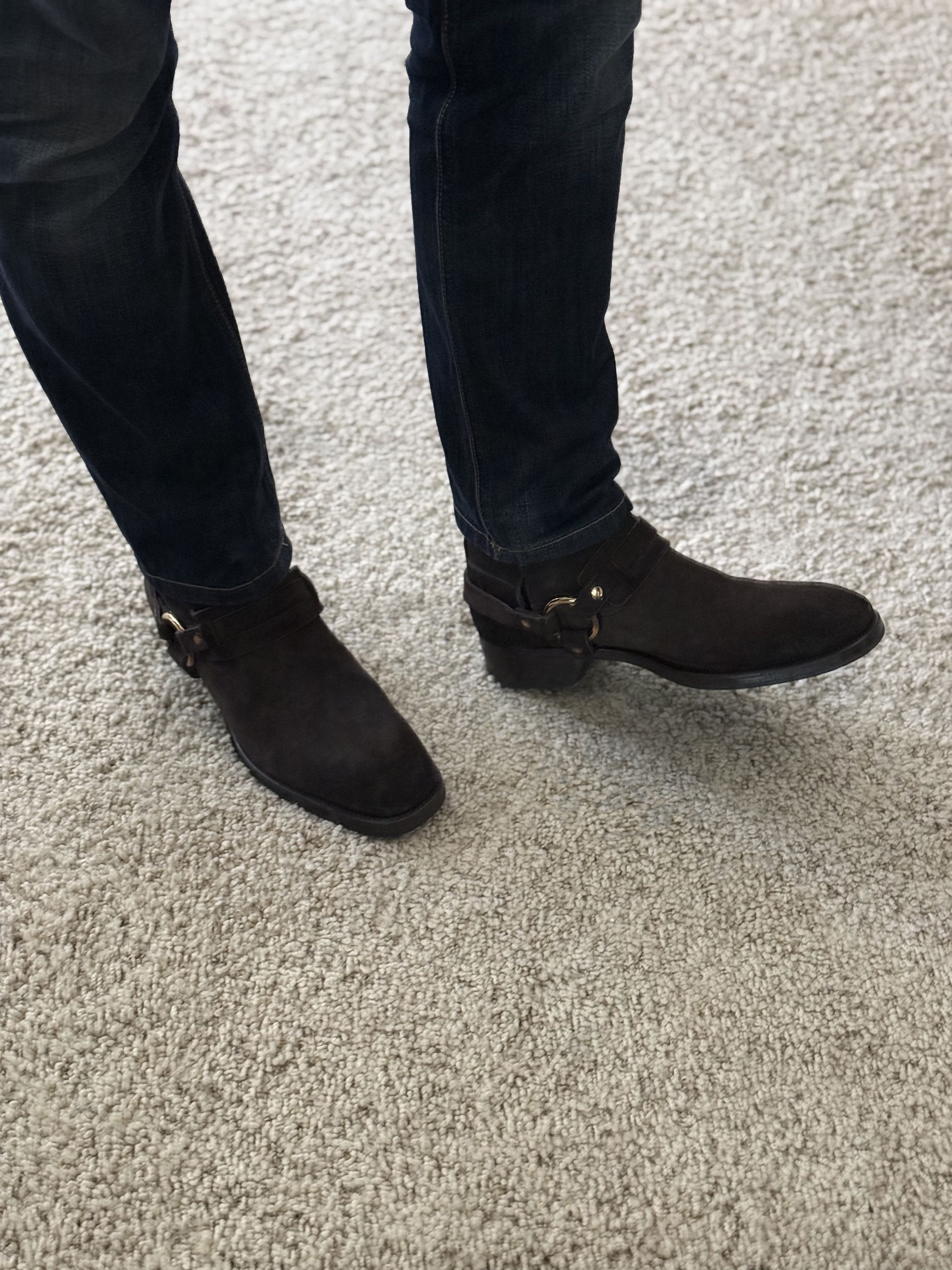 Tom Ford Best Dressed RARE $2,150 w/Tax TOM FORD Suede Harness Boots Size US 10.5 / EU 43-44 - 6 Thumbnail