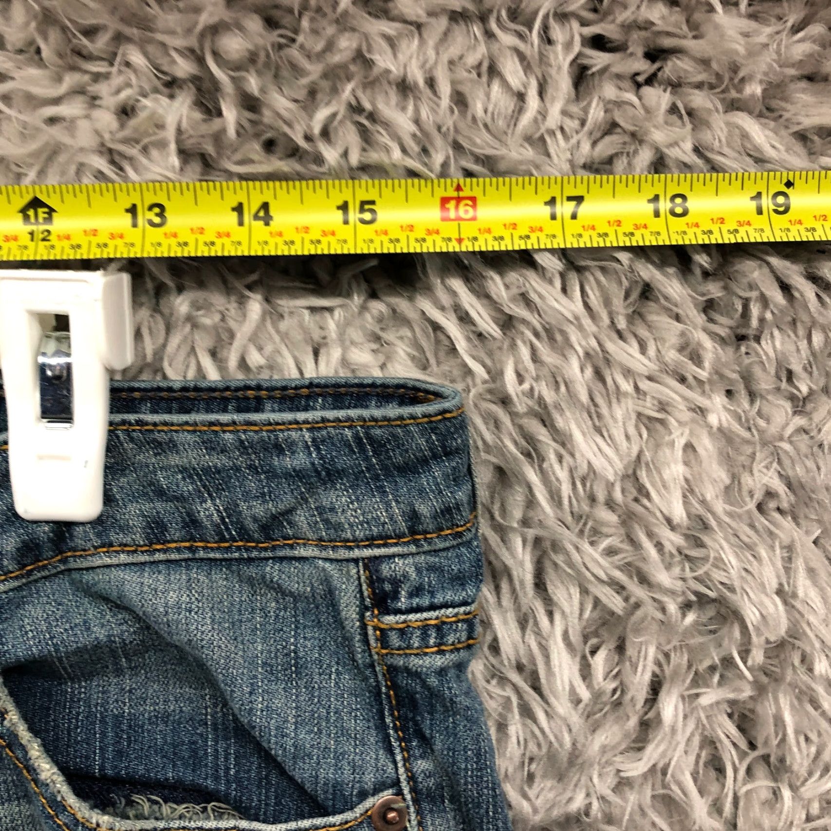 Vintage No Boundaries Jeans Womens Mid Rise Dark Wash Blue Denim Flared Size 13 Size 34" / US 12 / IT 48 - 2 Thumbnail