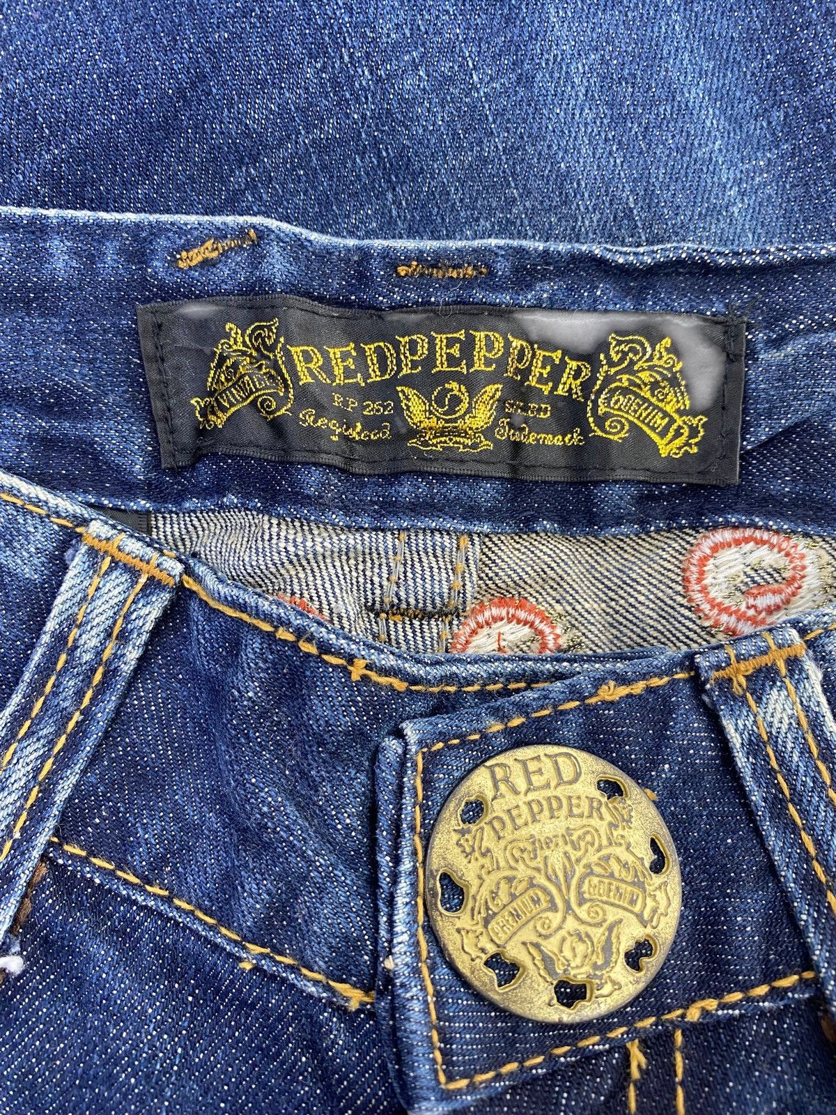 Japanese Brand Red Peppers Brands Faded Wash Style Bootcut Jeans Size US 28 / EU 44 - 9 Thumbnail