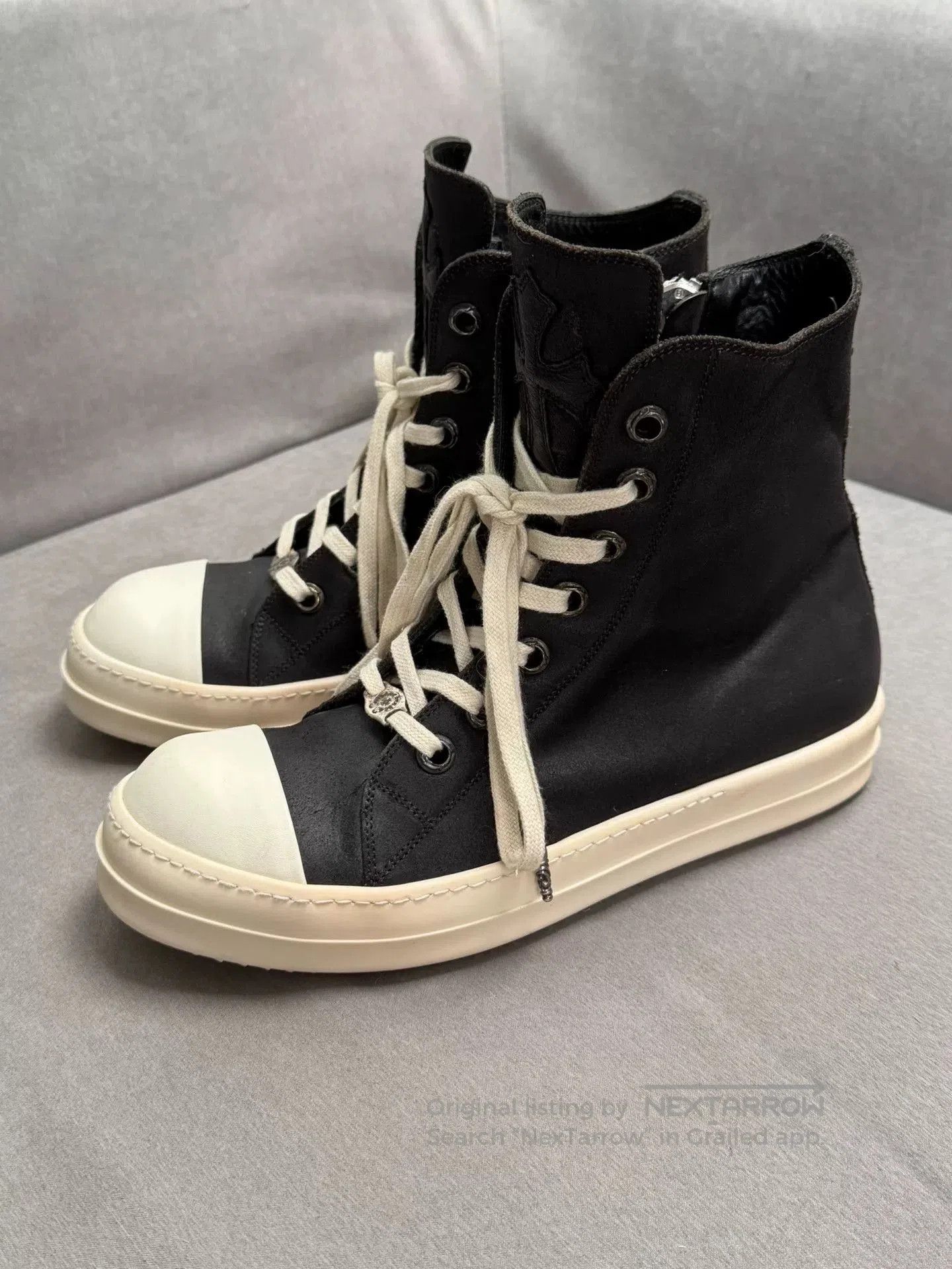 Rick Owens rick owens chrome hearts high. Size US 9 / EU 42 - 1 Thumbnail