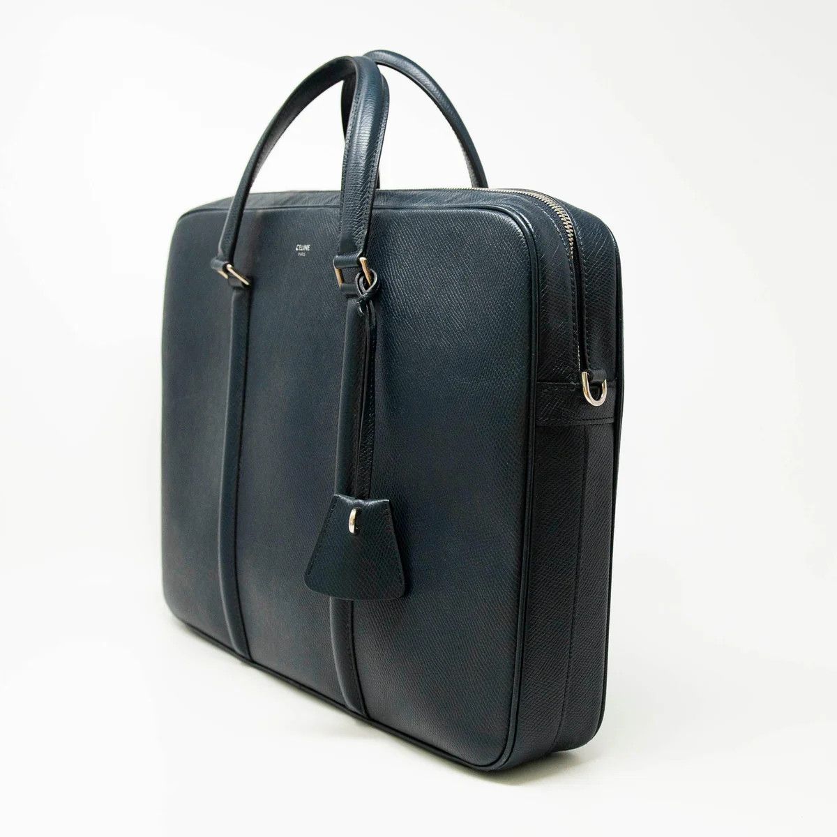 Celine o1bcso1str1124 Size: OS / Medium Briefcase in Navy Blue Size ONE SIZE - 2 Thumbnail