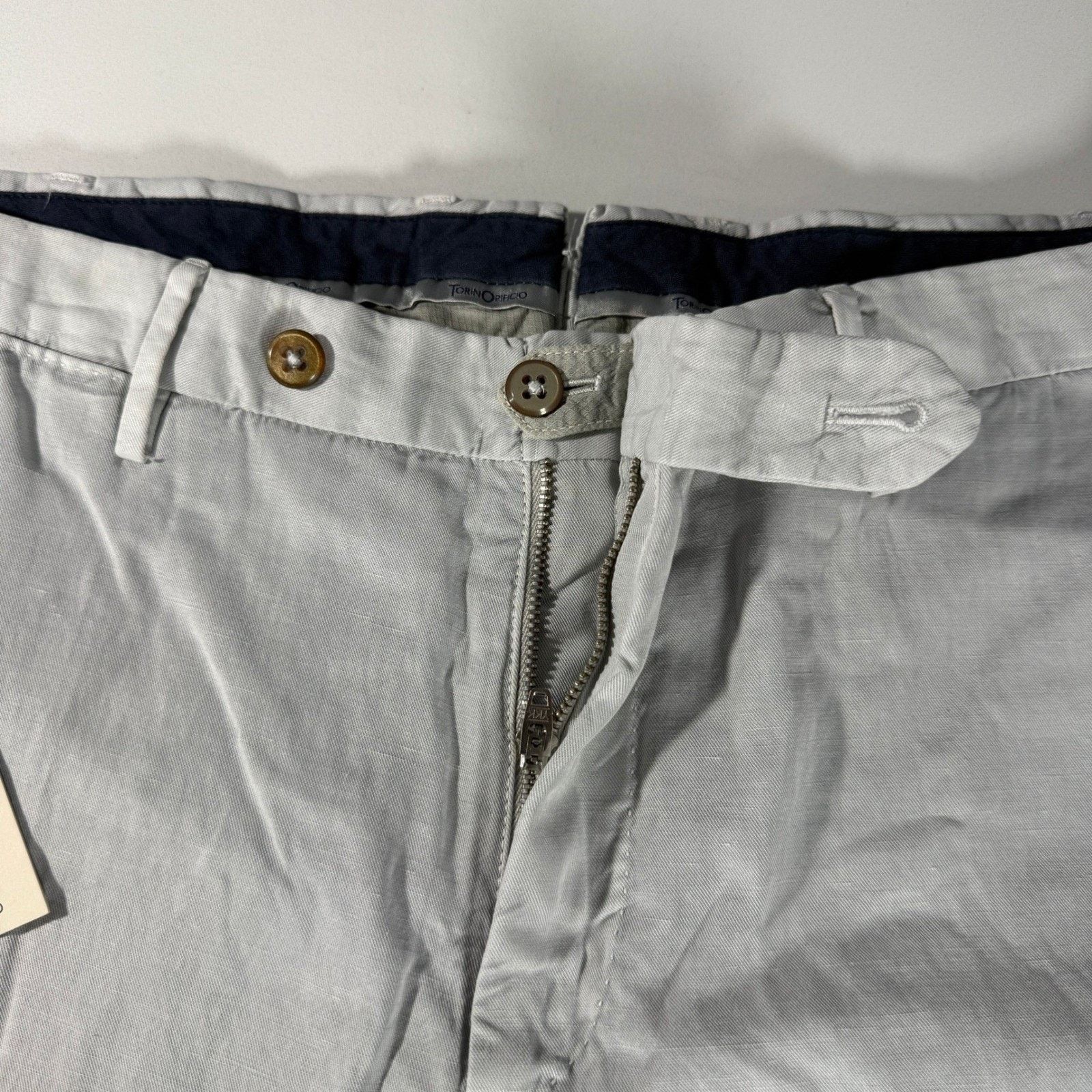 Other TorinOpificio Mens Lyocell Linen Cotton Trousers Italy 52 Size US 36 / EU 52 - 12 Thumbnail