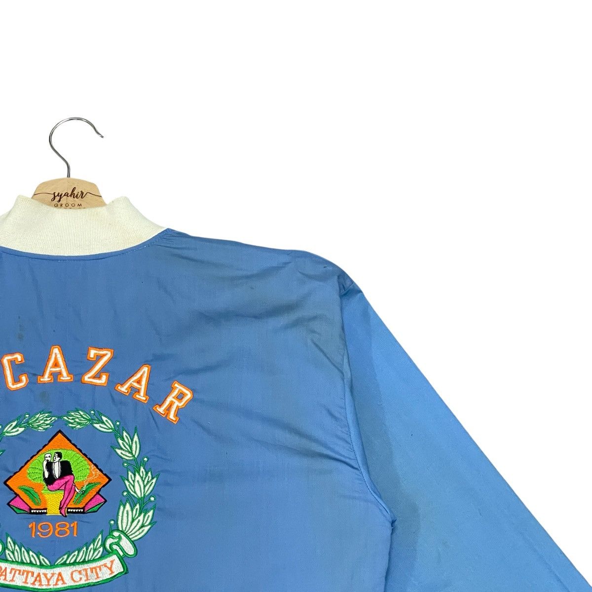 Vintage Vintage 80s Pattaya City Reversible Varsity Jacket Size US L / EU 52-54 / 3 - 5 Thumbnail