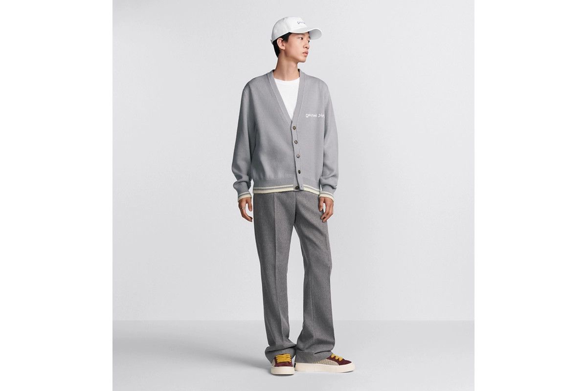 Dior o1bcso1str0226 Tag Cardigan in Grey Size US L / EU 52-54 / 3 - 5 Thumbnail
