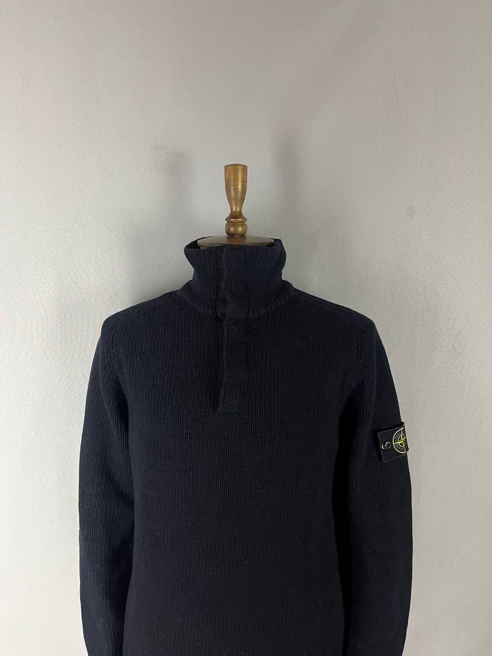 Stone Island Stone Island Sweater Wool Navy Size US L / EU 52-54 / 3 - 2 Thumbnail