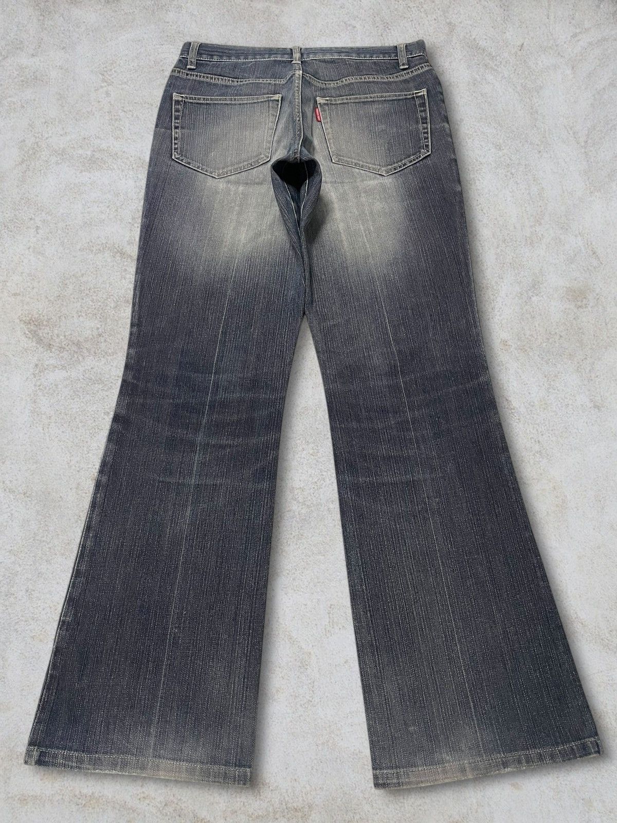 Tornado Mart Vintage Tornado Mart Paint Splatter Button Fly Bootcut Jeans Size US 30 / EU 46 - 6 Thumbnail
