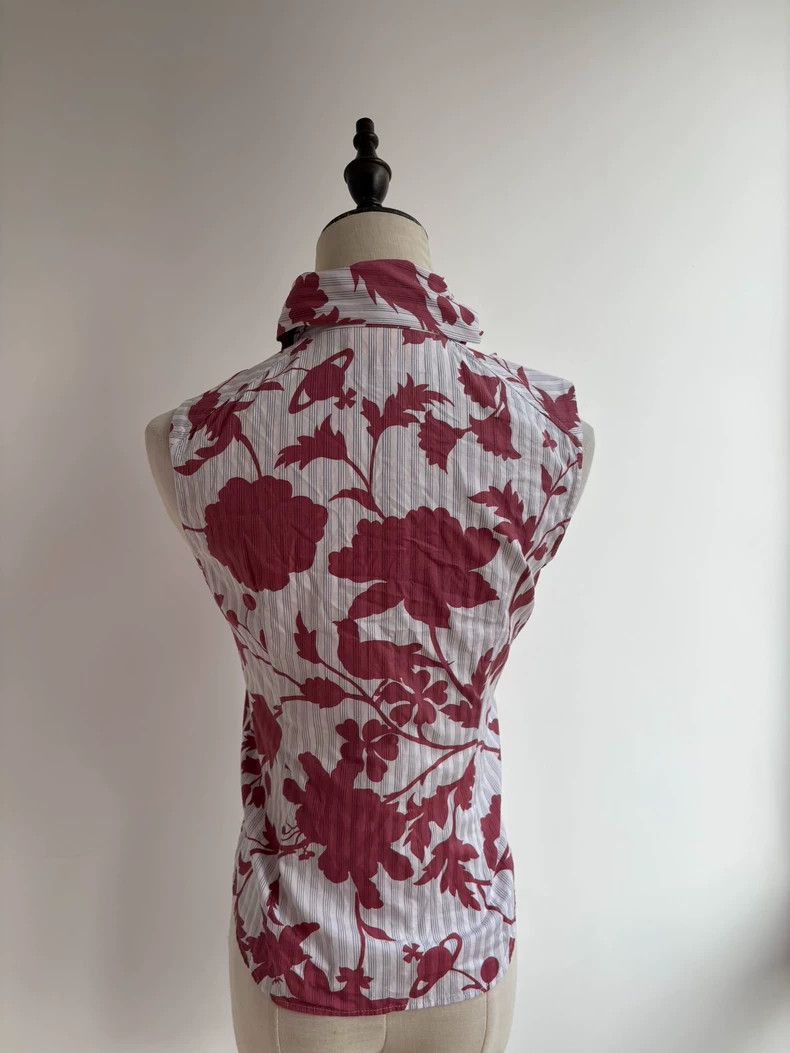Vivienne Westwood Vivienne Westwood size1 Red floral bow tie shirt vest Size M / US 6-8 / IT 42-44 - 7 Thumbnail