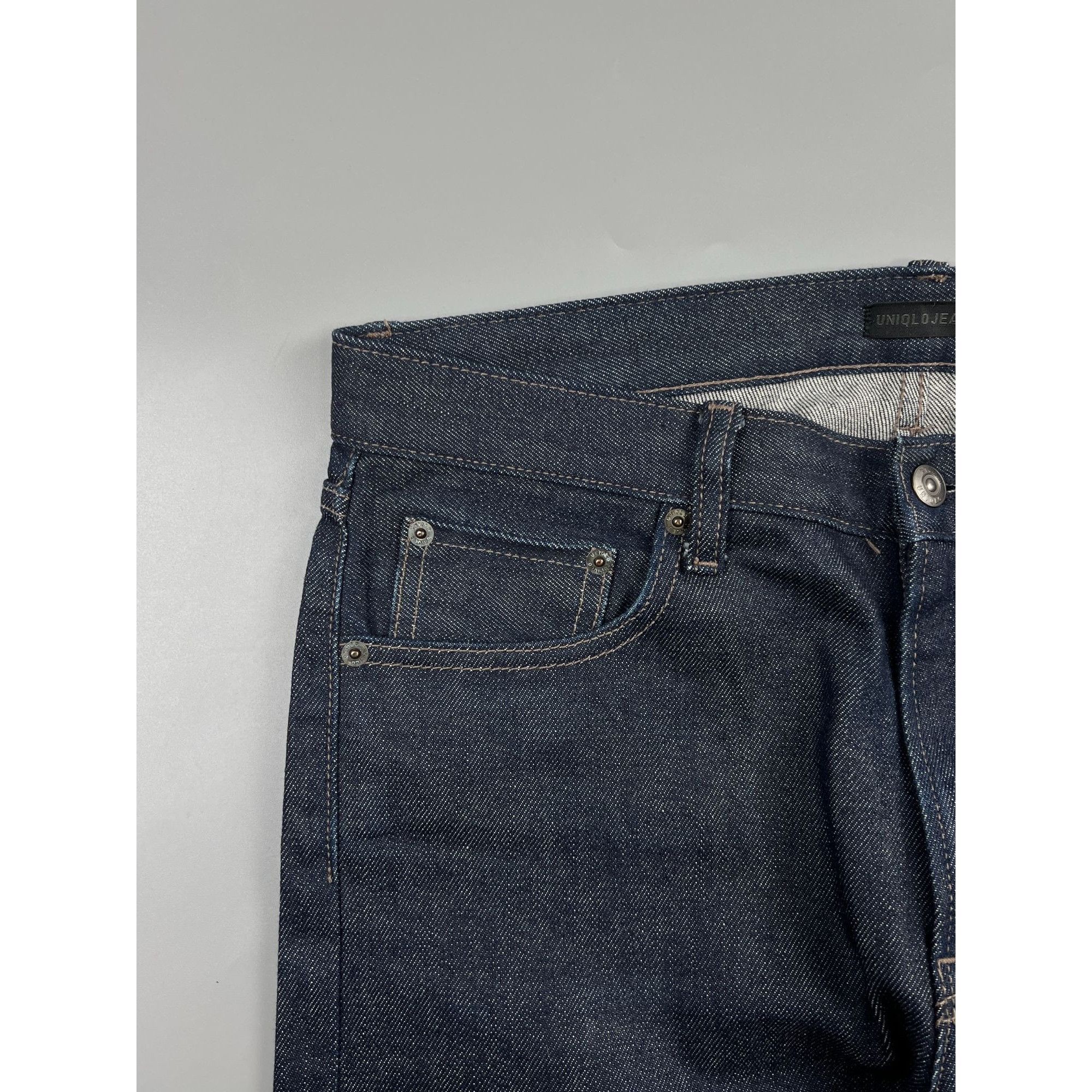 Uniqlo Uniqlo Raw Selvedge Denim Jeans Pants (Y0999) Size US 32 / EU 48 - 5 Thumbnail
