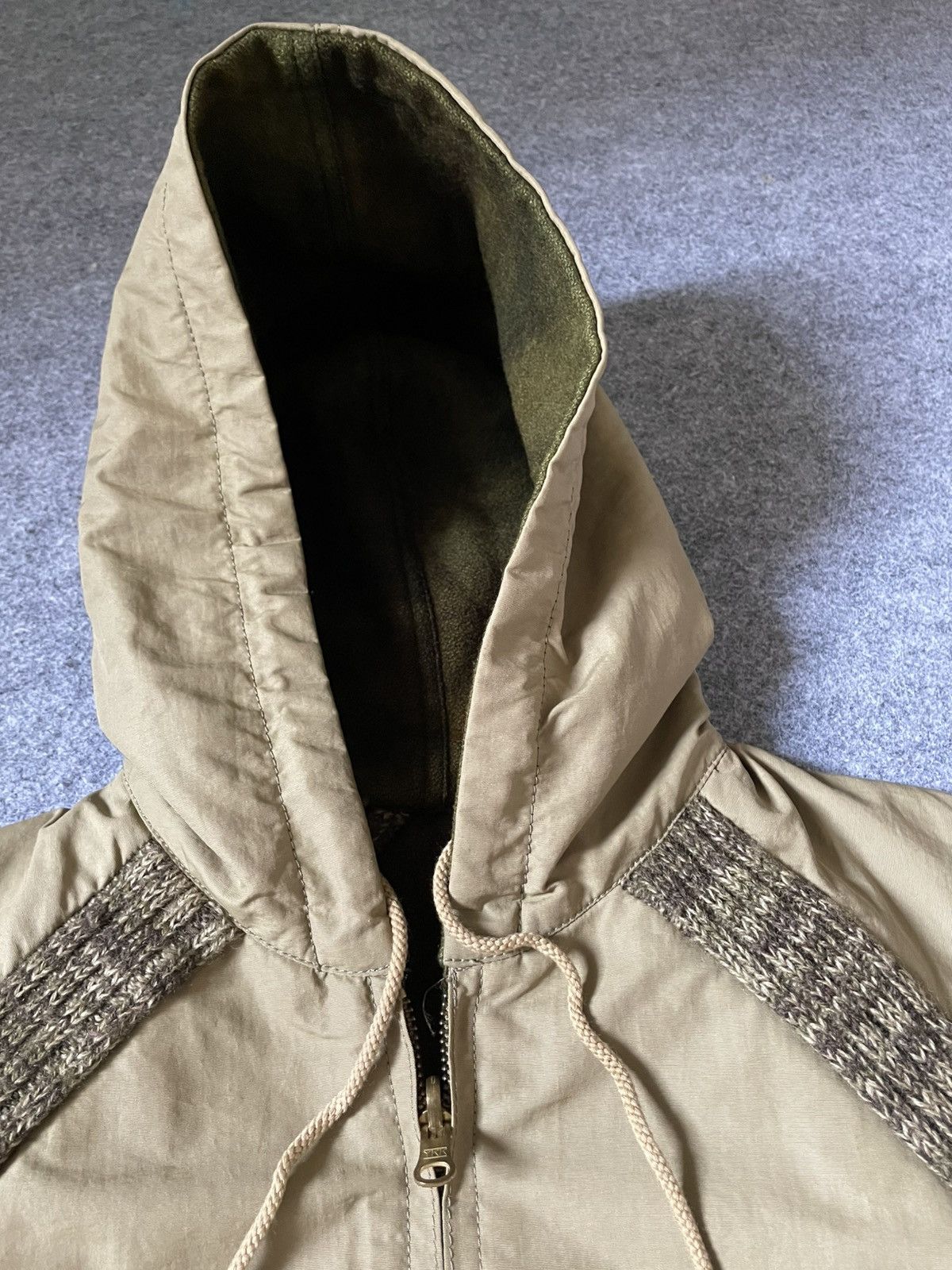 Needles Vintage Needles Reversible Wool/Nylon Zip Hoodie Jacket Size US XS / EU 42 / 0 - 5 Thumbnail
