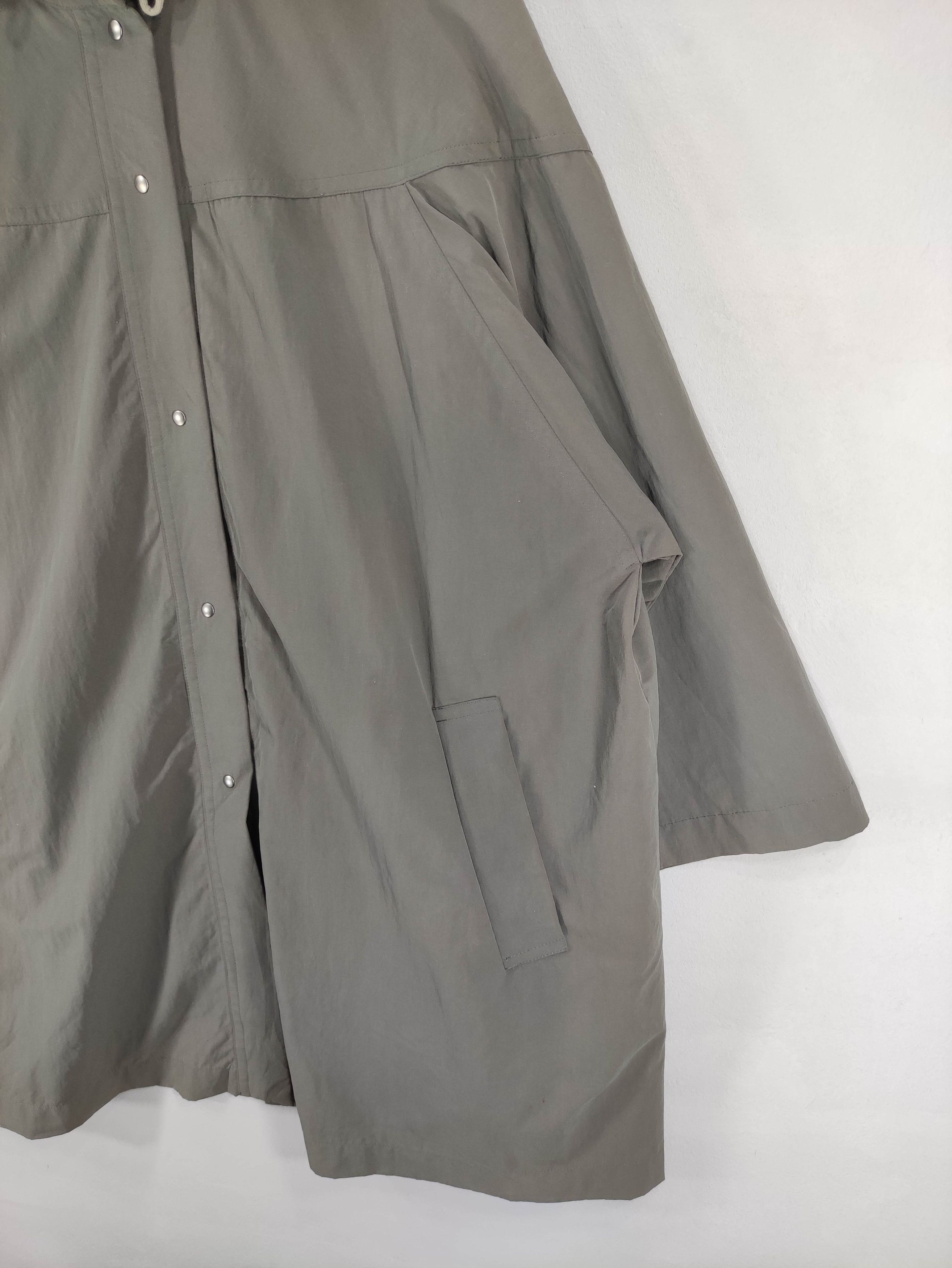 Hiroko Koshino Homme Vintage Hiroko Bis Pullover Hoodie Nylon Jacket Over Size Size 4XL / US 24-26 - 2 Thumbnail