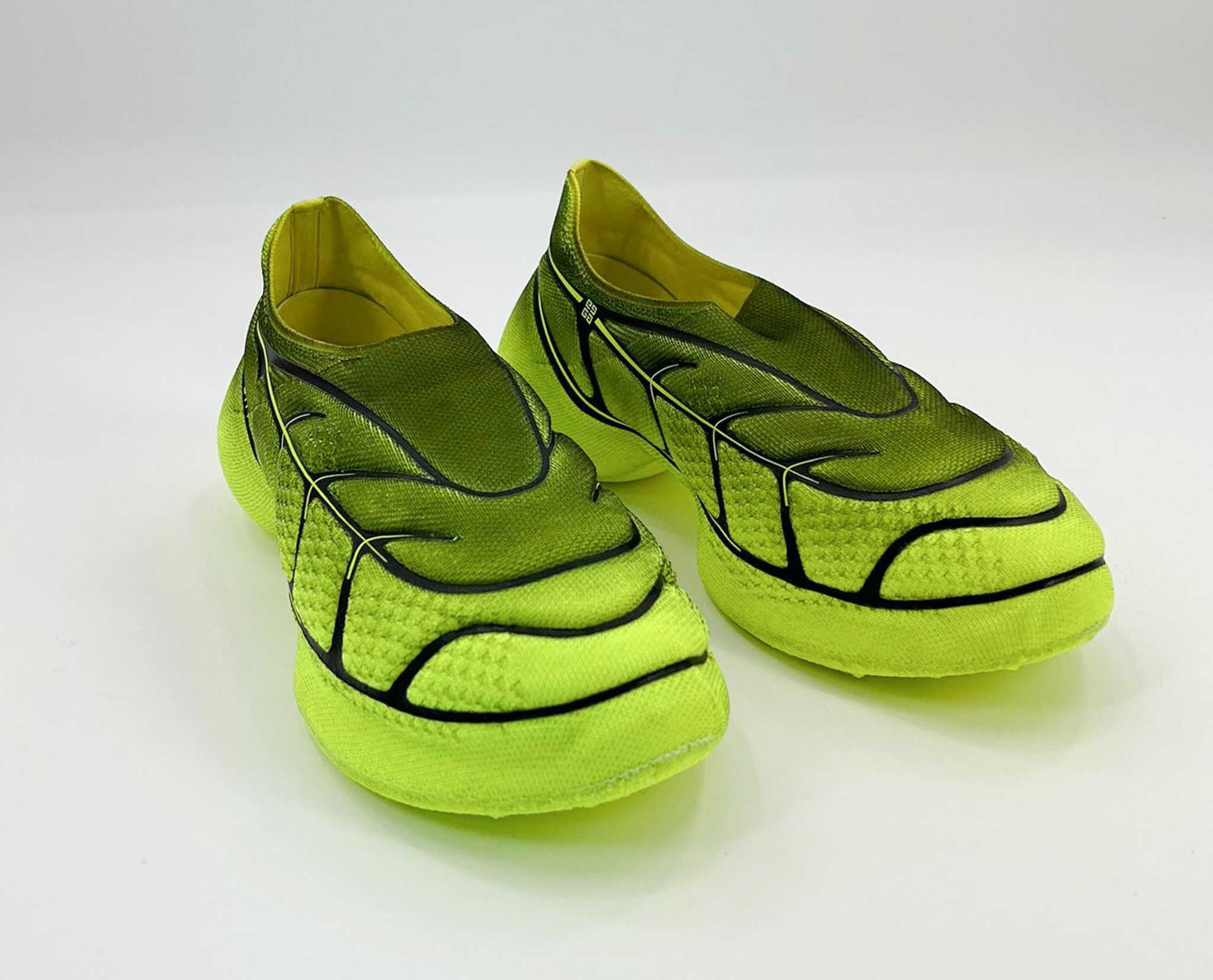 Givenchy Givenchy Black/Yellow TK-360 Plus Sneakers Size US 13 / EU 46 - 1 Thumbnail