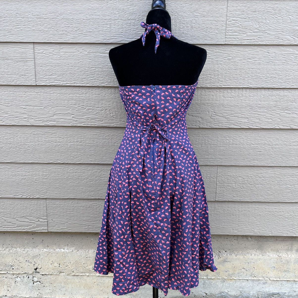 Other Vintage halter heart design midi dress Size L / US 10 / IT 46 - 4 Thumbnail