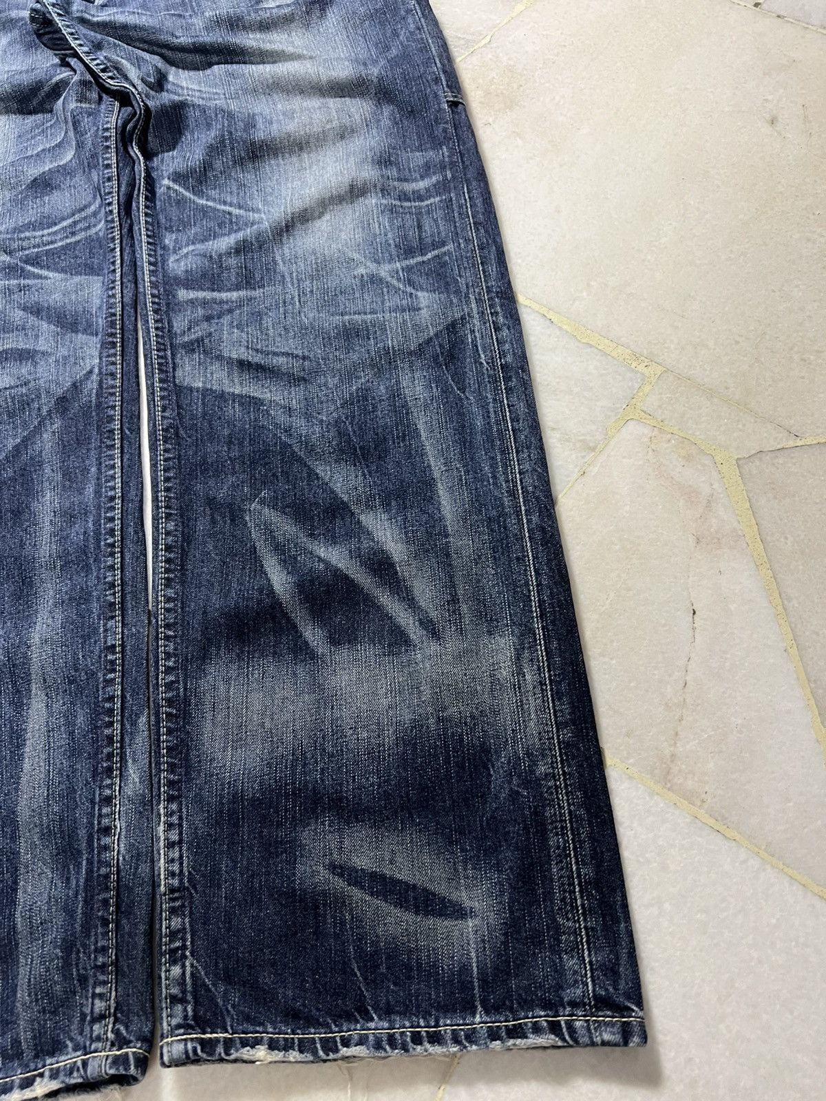 Levi's 💥Baggy💥Vintage Levis 203 Carpenter Washed Distressed Jeans Size US 35 - 4 Thumbnail