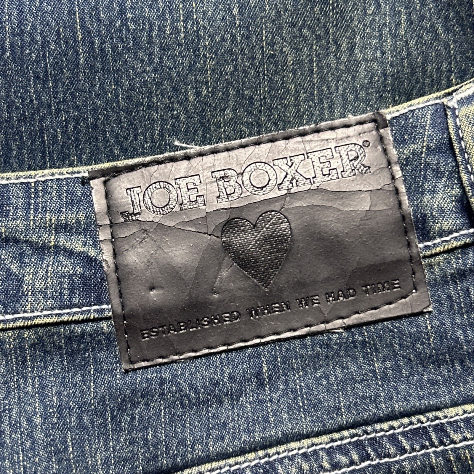 Joe Boxer Beyond Baggy Jeans Womens 21 42x33 Raw Hem Zip Sides Baggie Size US 42 / EU 58 - 23 Thumbnail