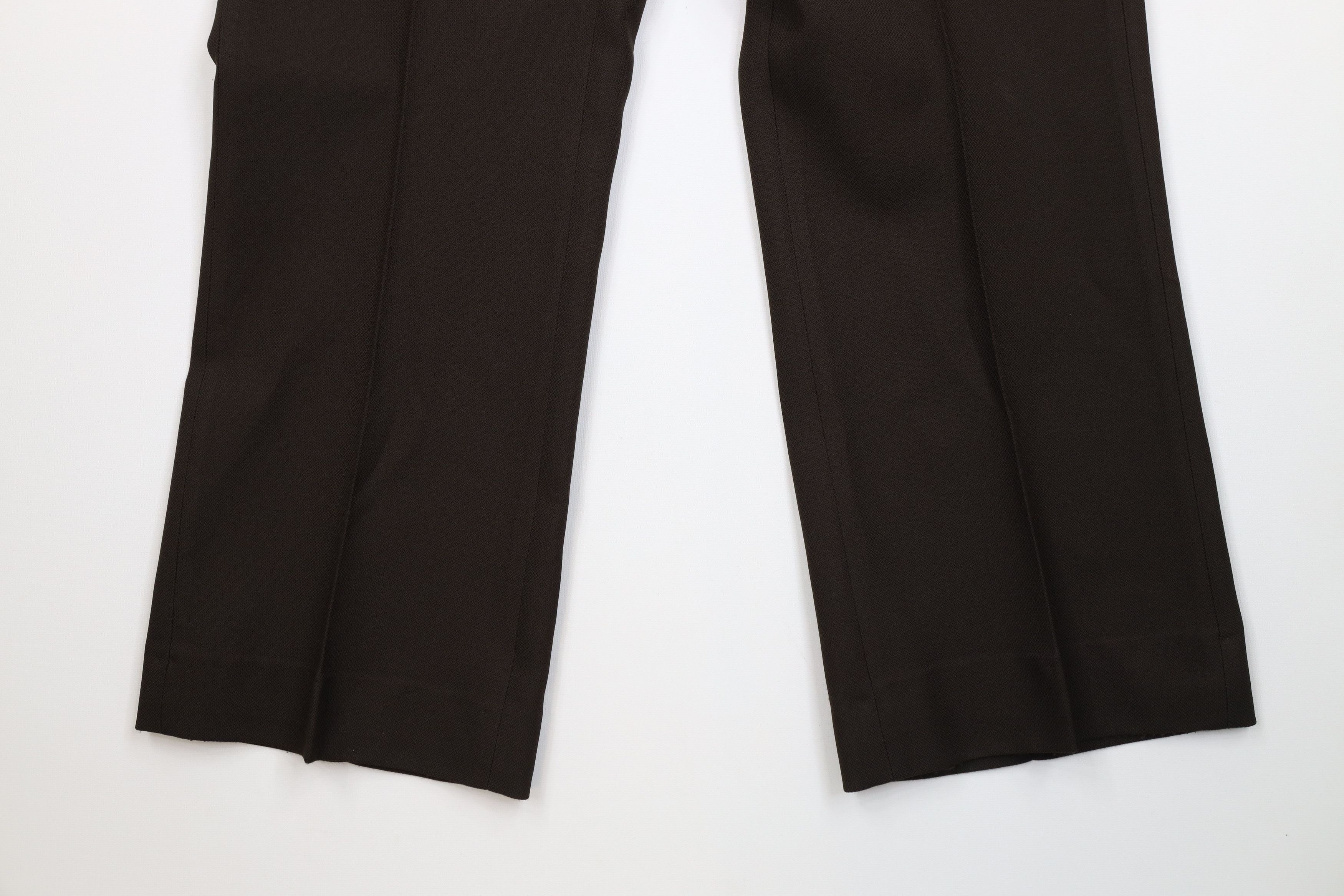 Vintage Vintage 70s Streetwear Flared Wide Leg Chino Pants Brown USA Size US 34 / EU 50 - 4 Thumbnail