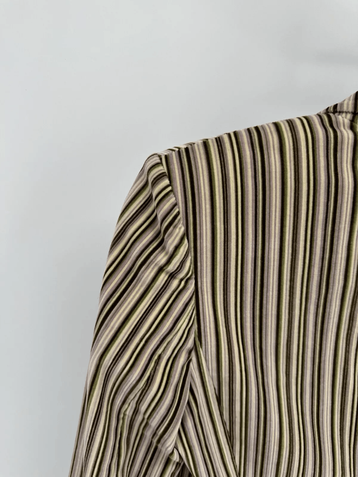 Loro Piana Loro Piana Striped Velour Blazer Size S US4 IT40 Size S / US 4 / IT 40 - 9 Thumbnail