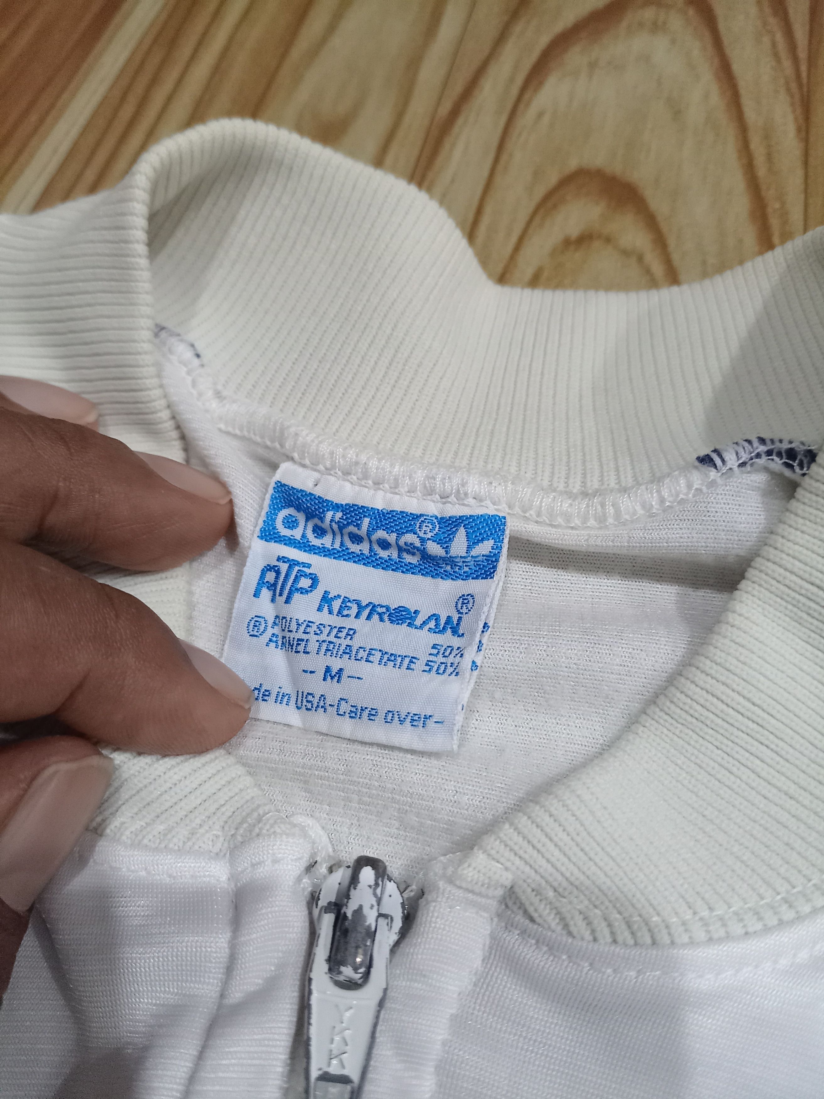 Adidas × Vintage Vintage Adidas atp Georgetown track hoyas jackets Size US M / EU 48-50 / 2 - 5 Thumbnail