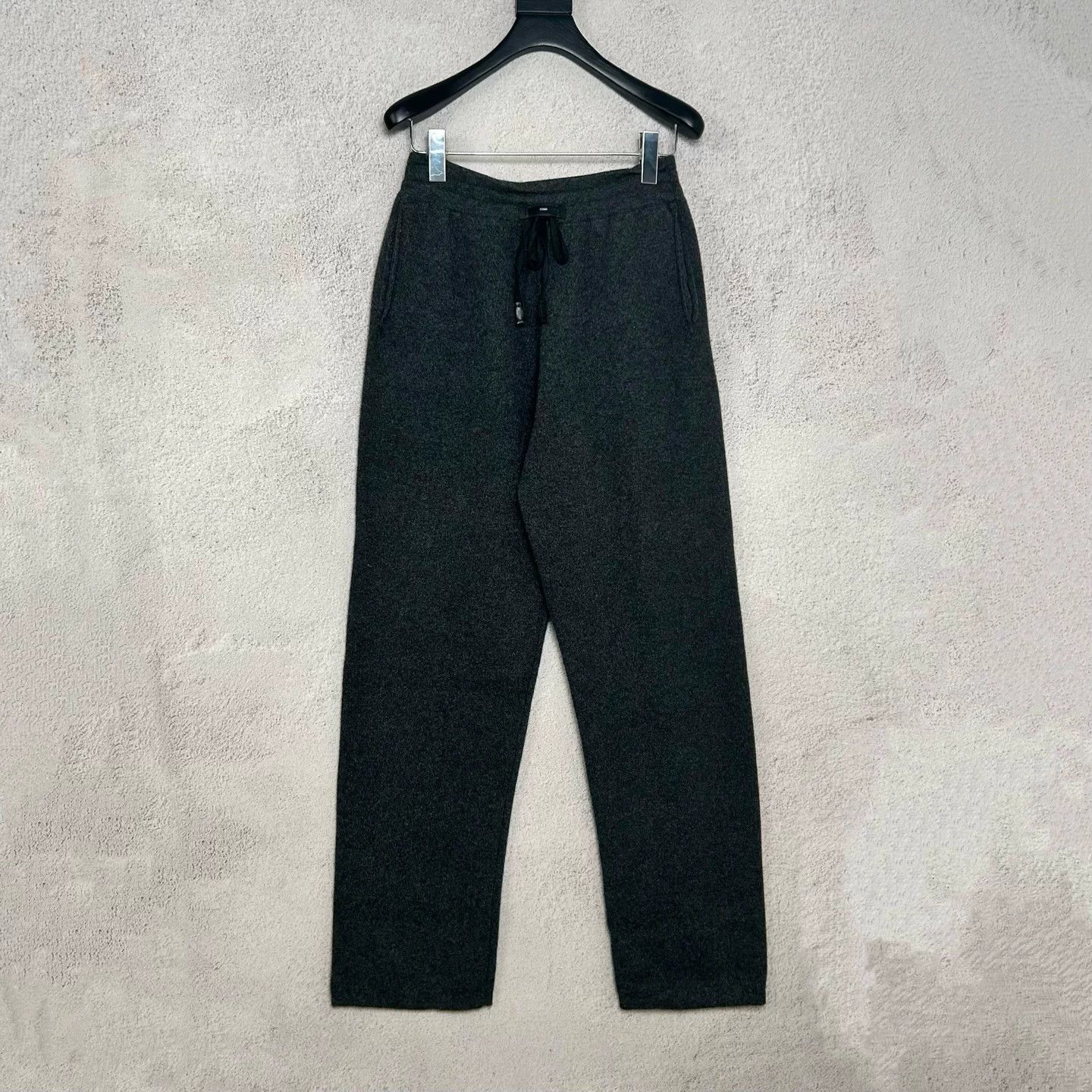 Fendi Fendi Old Money Gray Wool Knit Pants Size US 28 / EU 44 - 1 Thumbnail